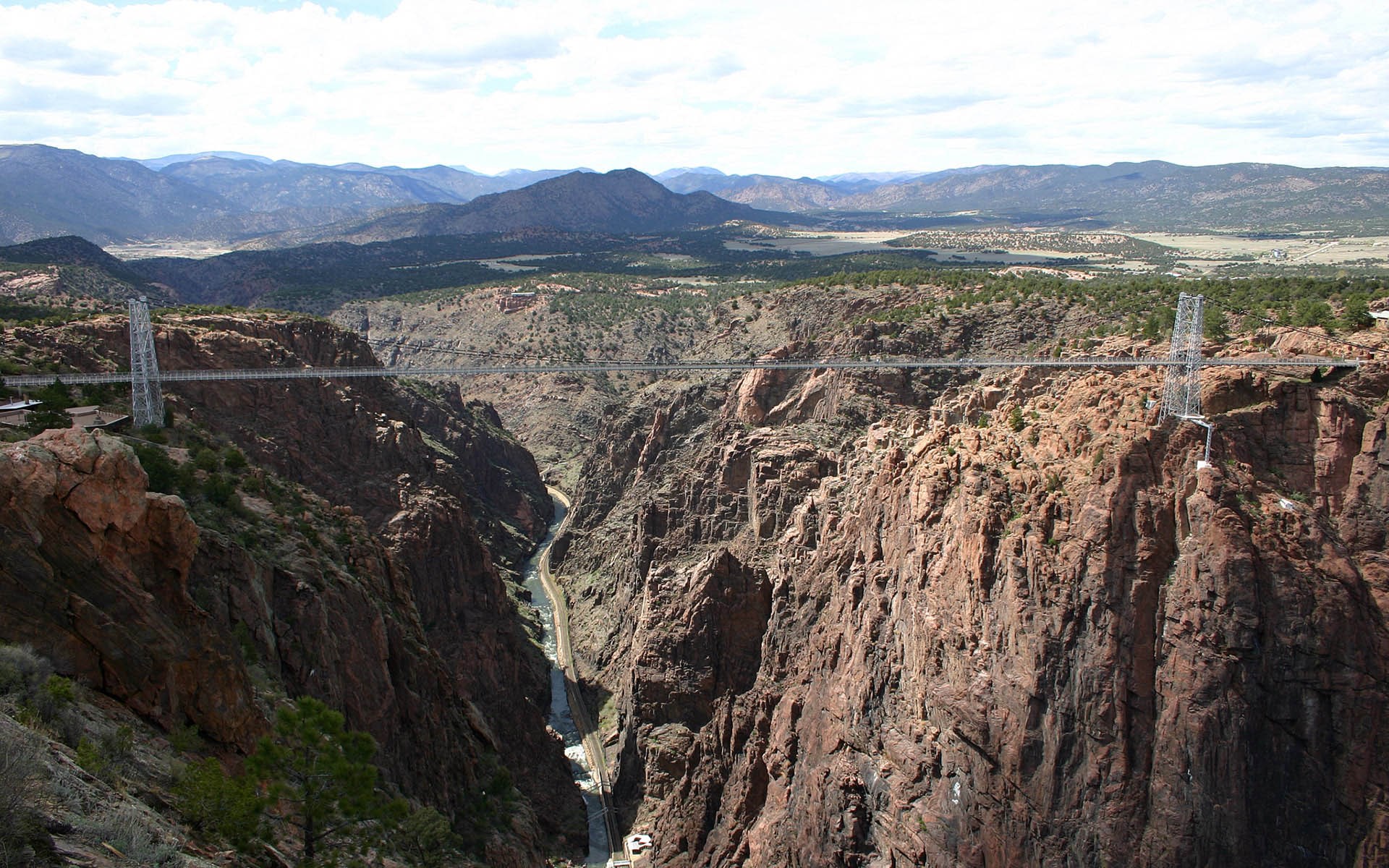 Royal Gorge Bridge and Park, Colorado HD Wallpaper