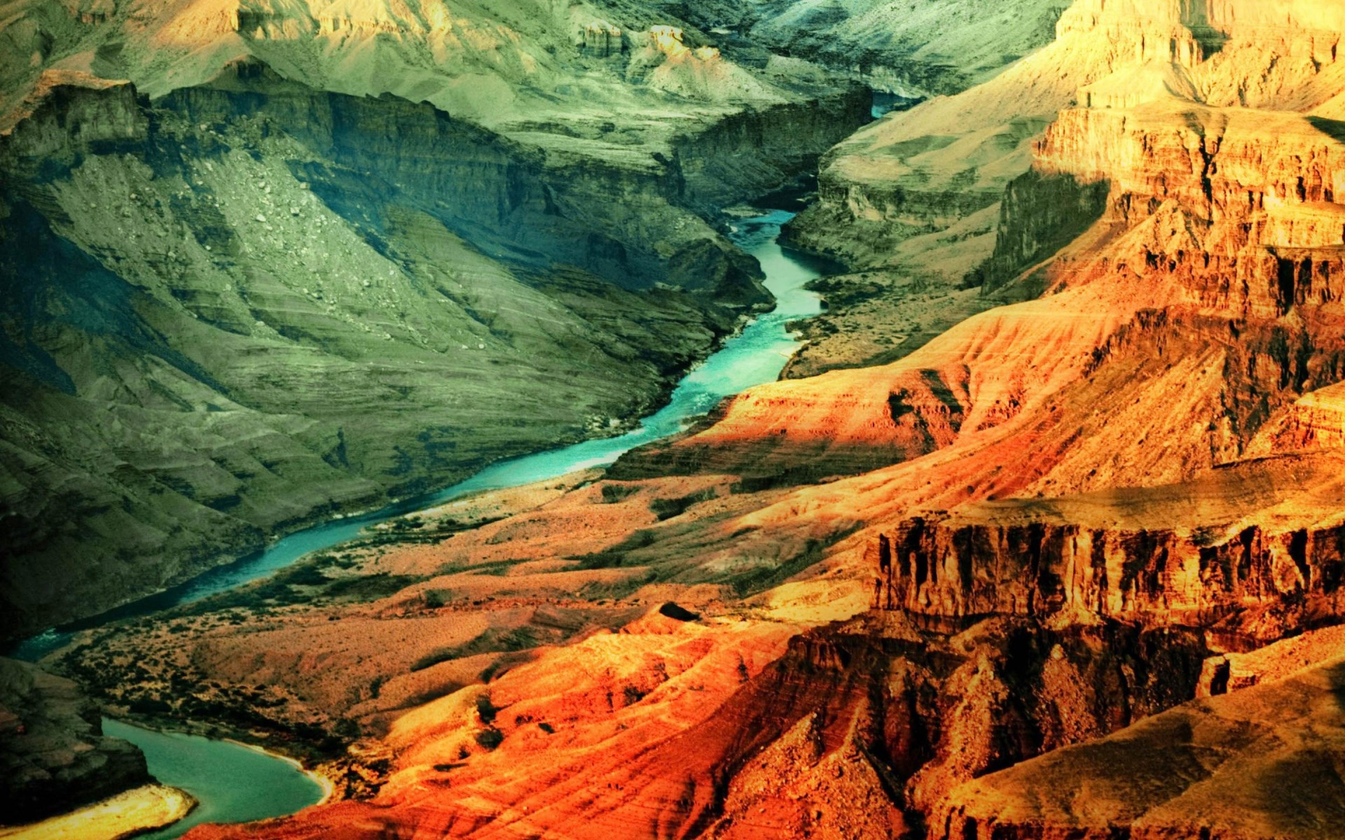 Grand Canyon National Park with Colorado River HD Wallpaper