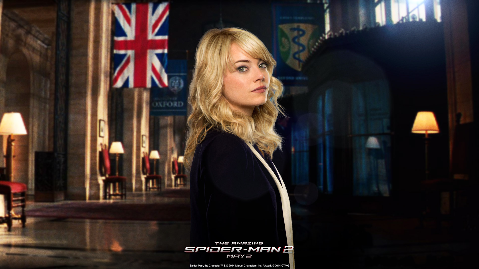 Emma Stone in The Amazing Spider-Man 2 HD Wallpaper