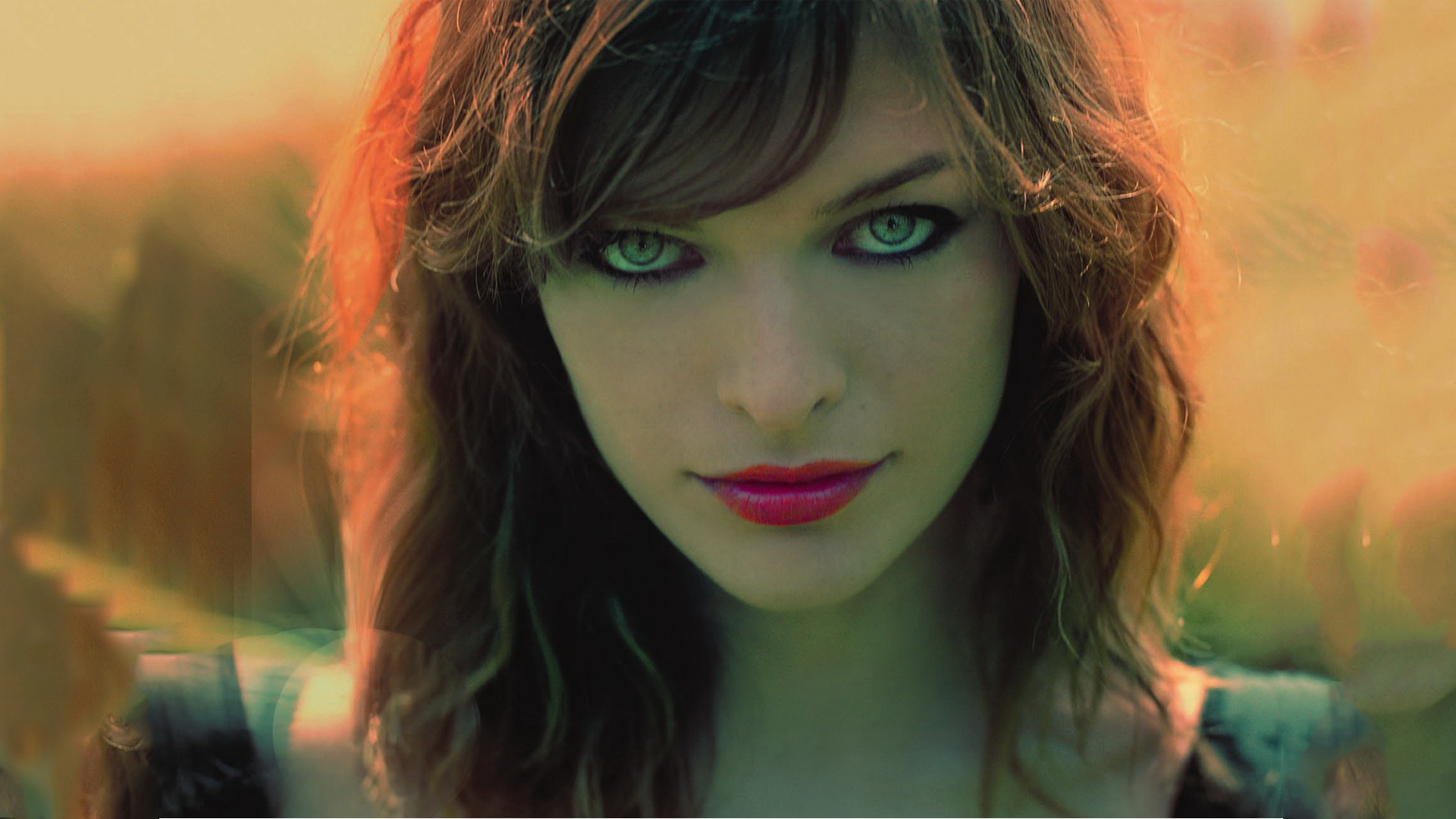 Milla Jovovich portrait HD Wallpaper