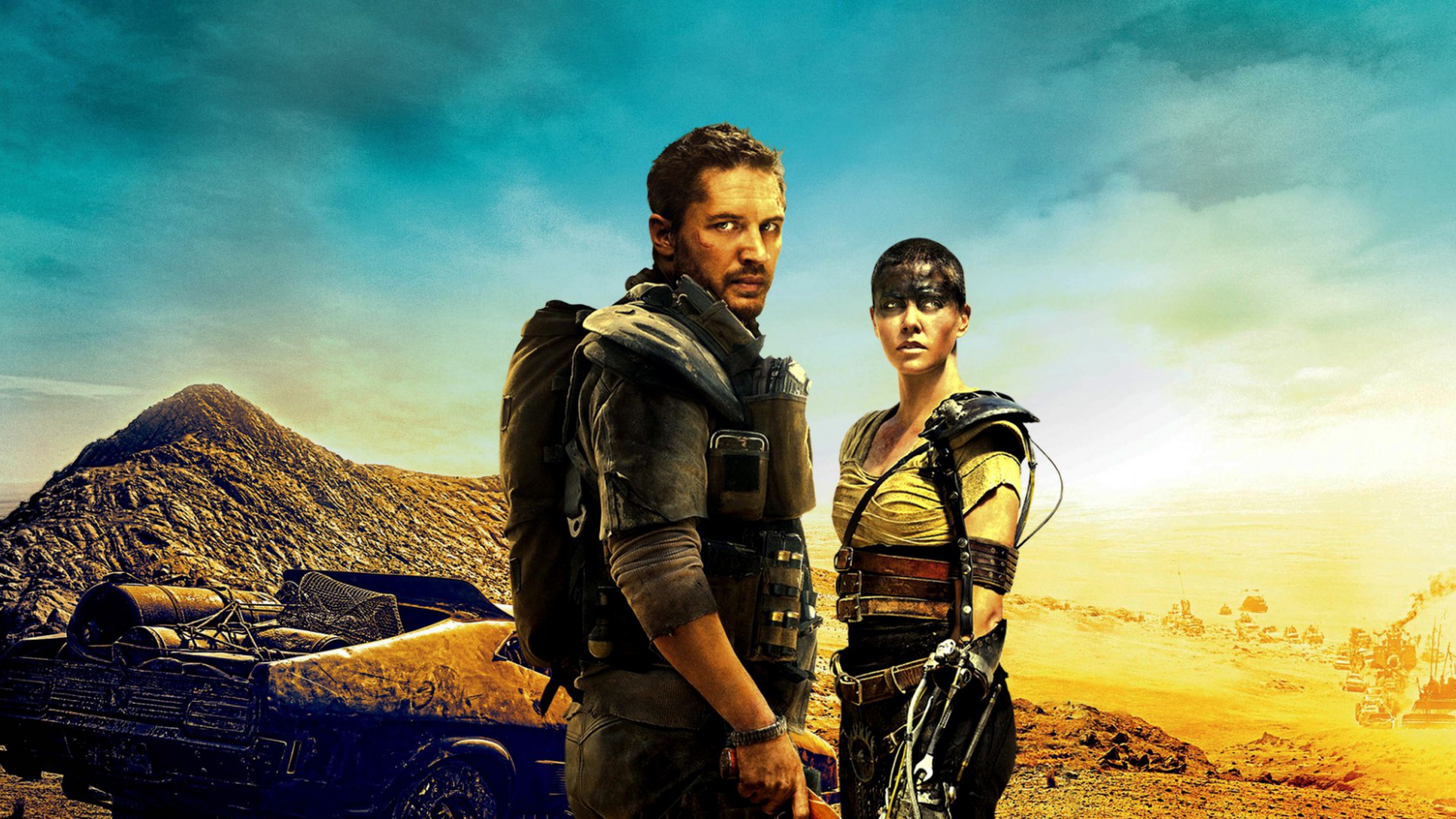Max Rockatansky and Imperator Furiosa from Mad Max HD Wallpaper