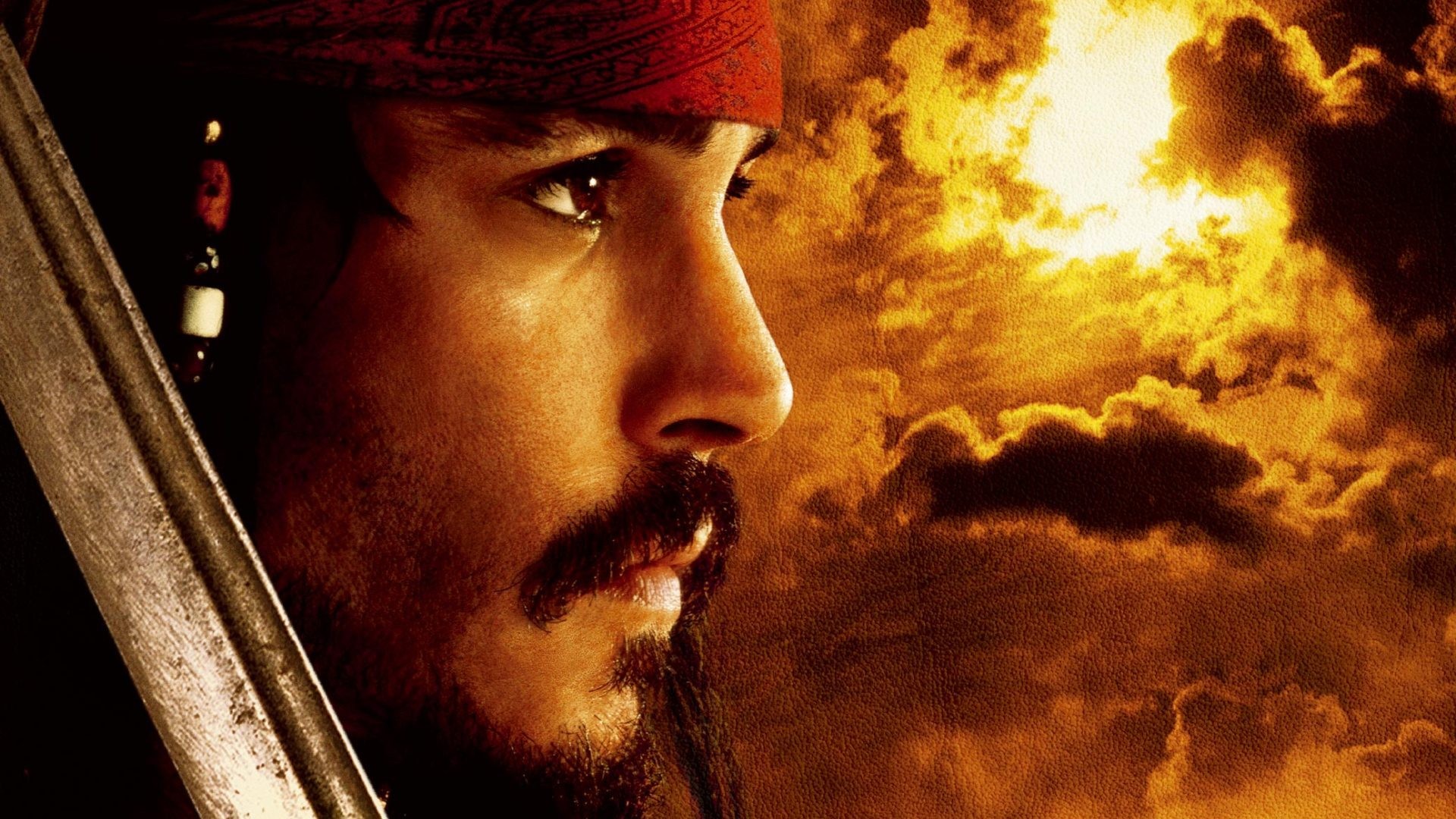 Johnny Depp as Jack Sparrow from Pirates of the Caribbean HD Wallpaper