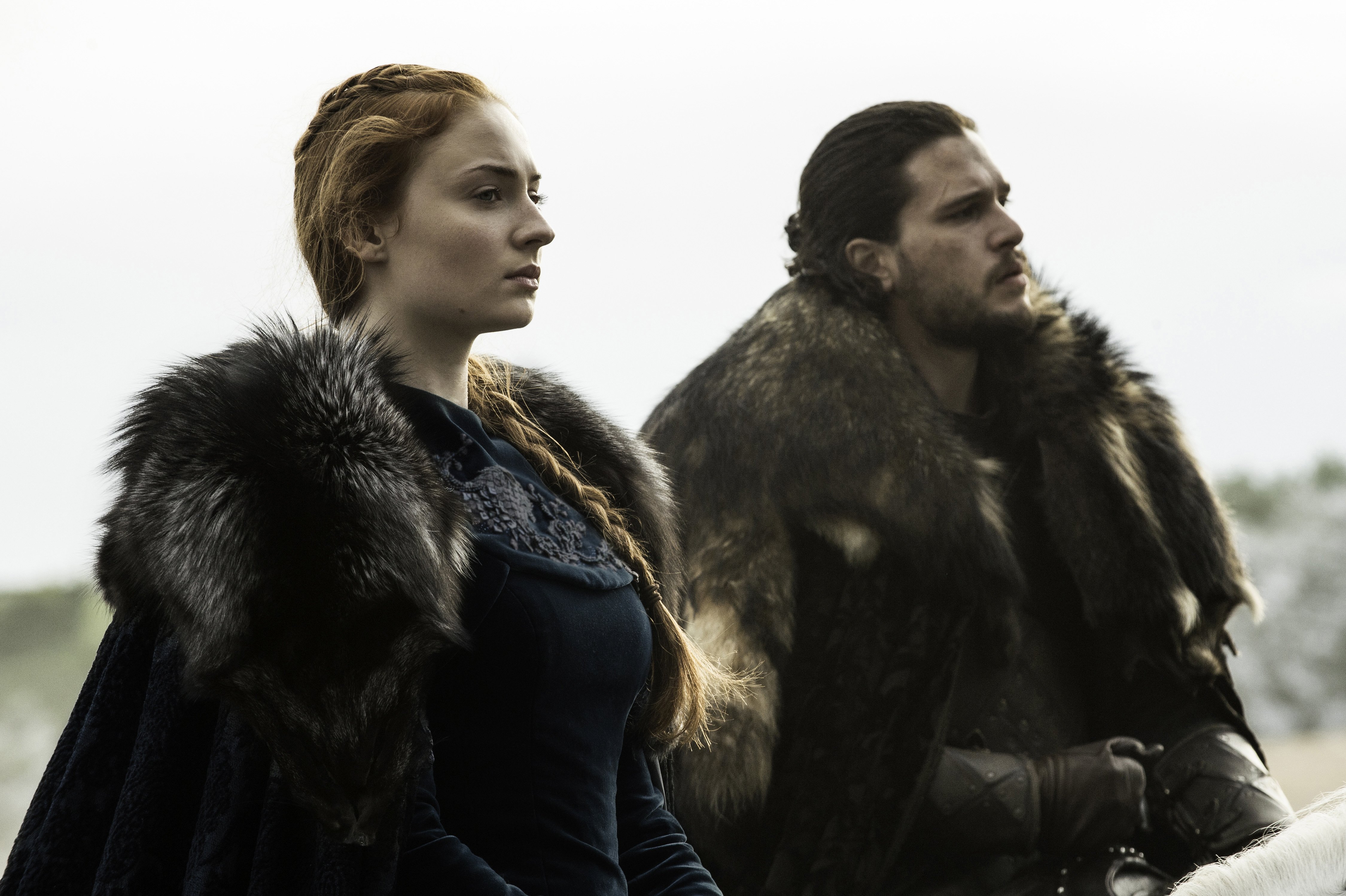 Sansa Stark and Jon Snow from Game of Thrones HD Wallpaper