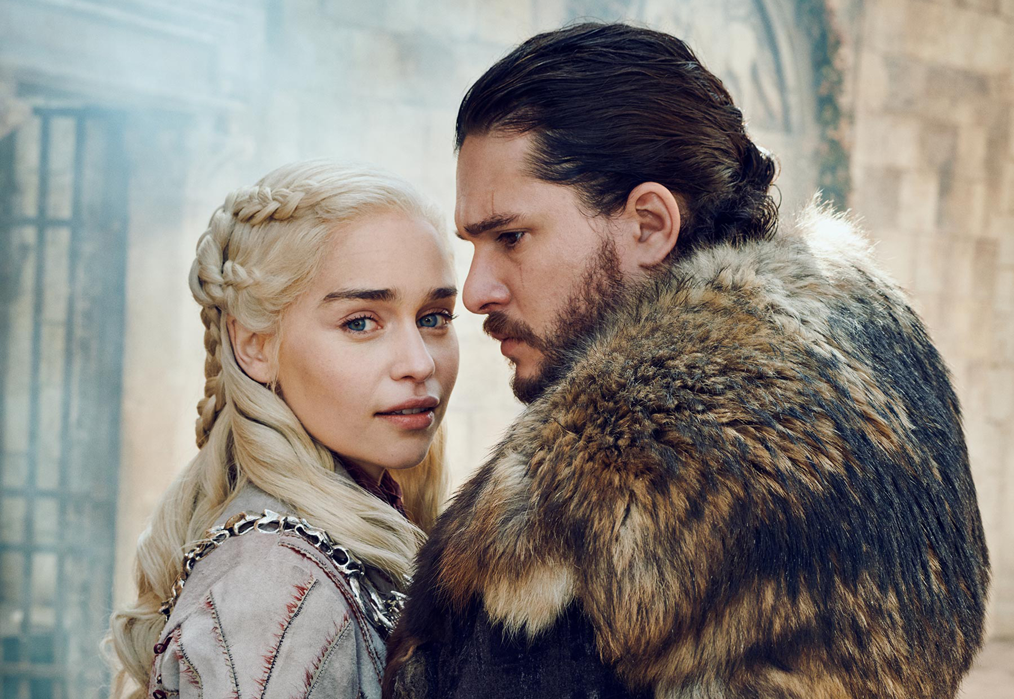 Daenerys Targaryen and Jon Snow from Game of Thrones HD Wallpaper