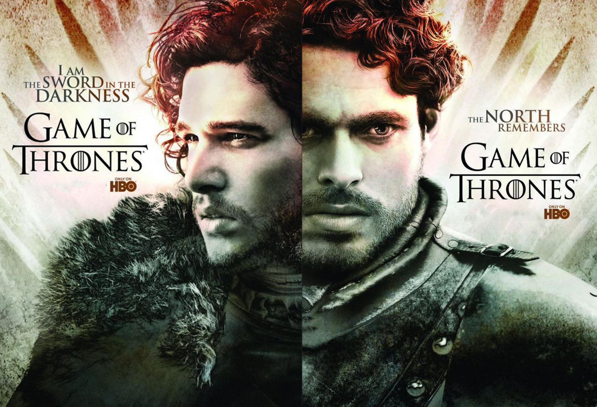 Jon Snow and Robb Stark from Game of Thrones HD Wallpaper