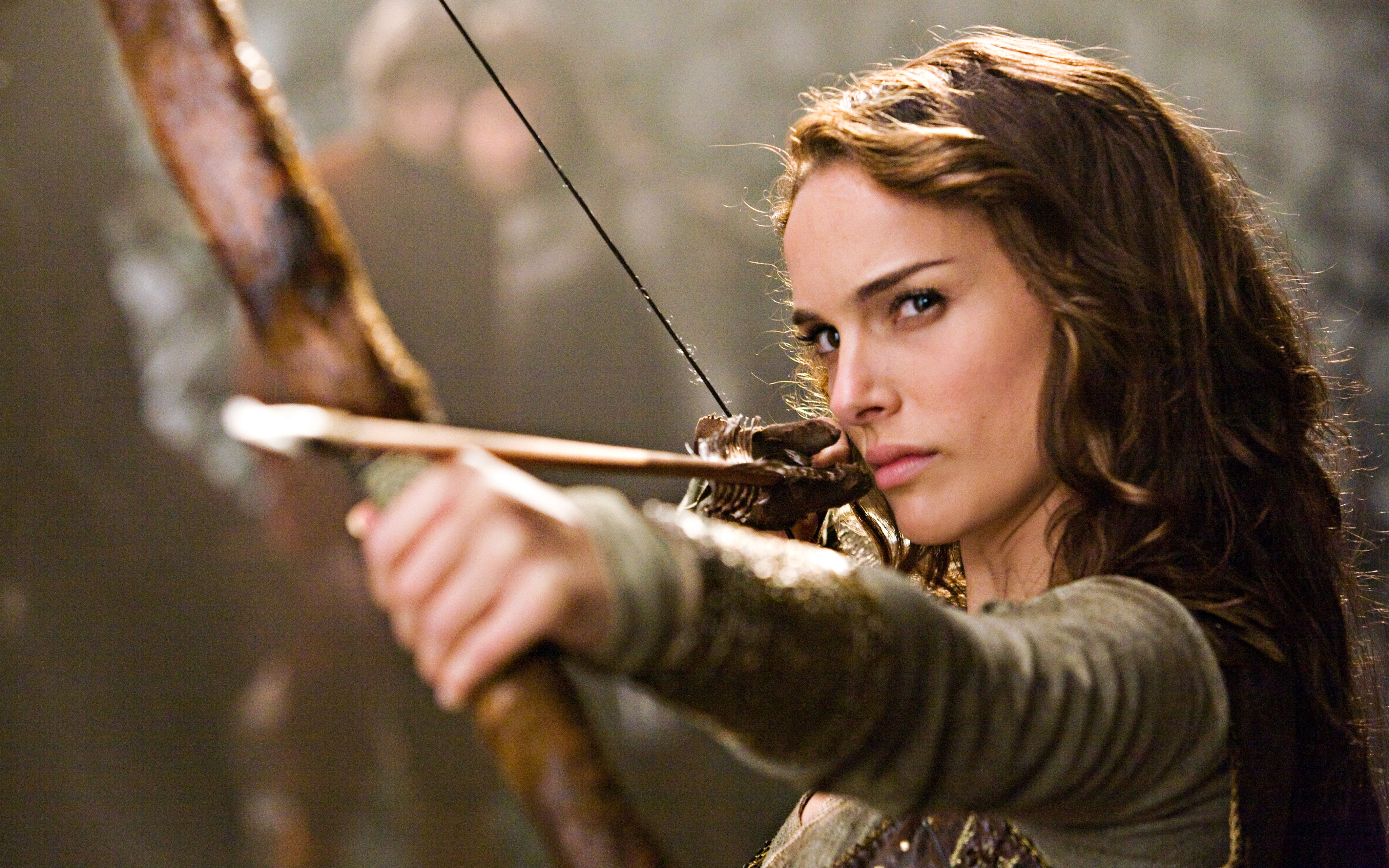 Natalie Portman as an Archer HD Wallpaper