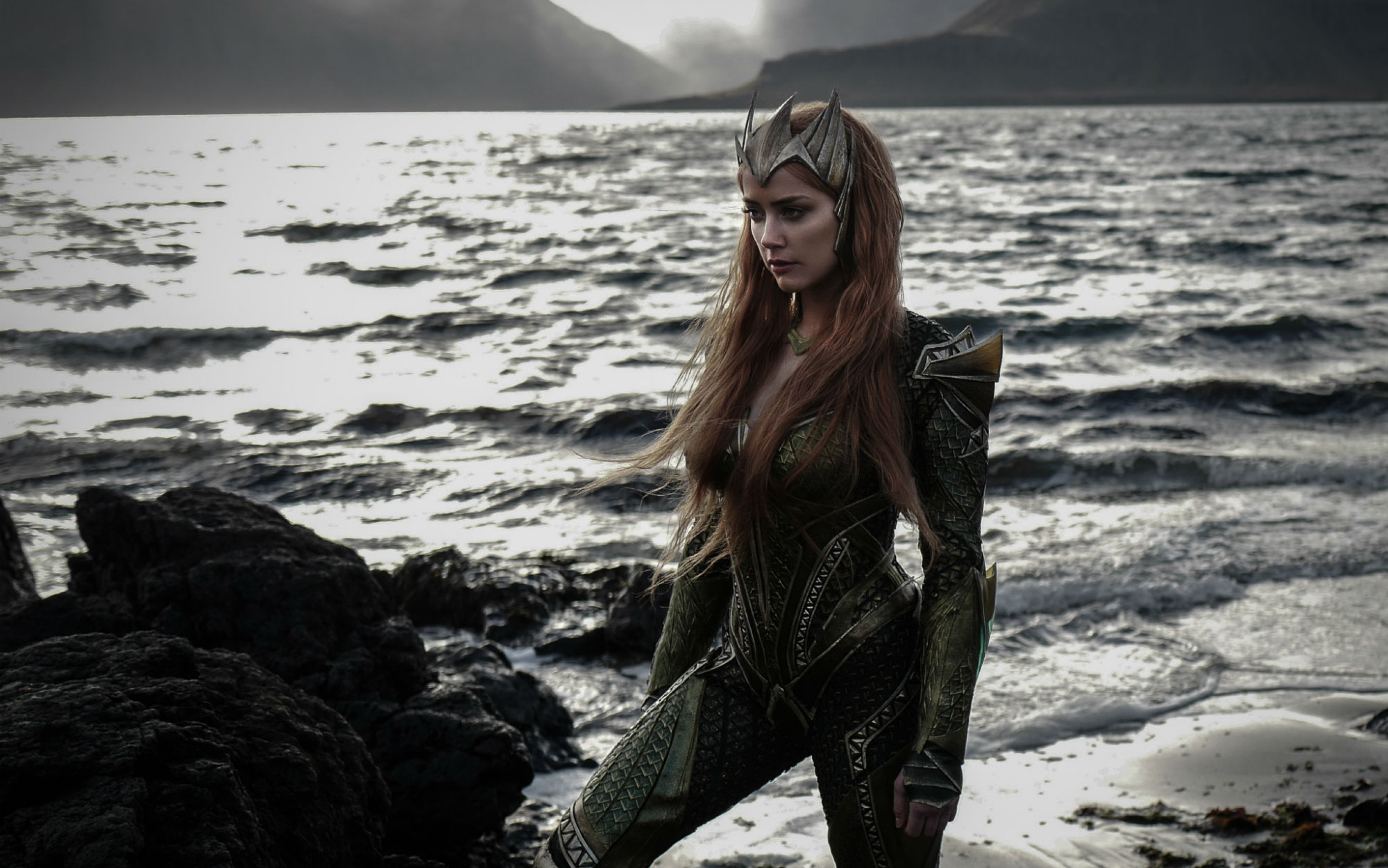 Mera from Aquaman played by Amber Heard HD Wallpaper