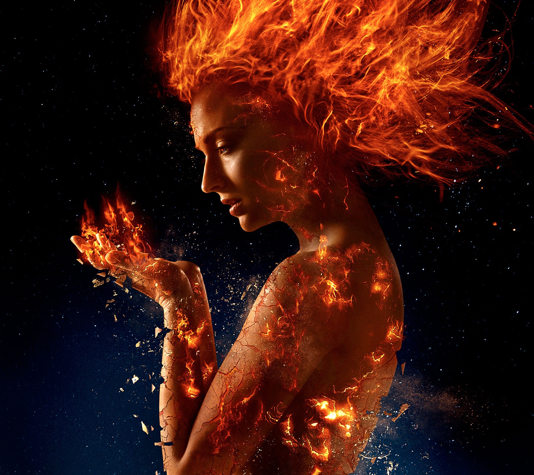 Jean Grey from X-Men: Dark Phoenix HD Wallpaper