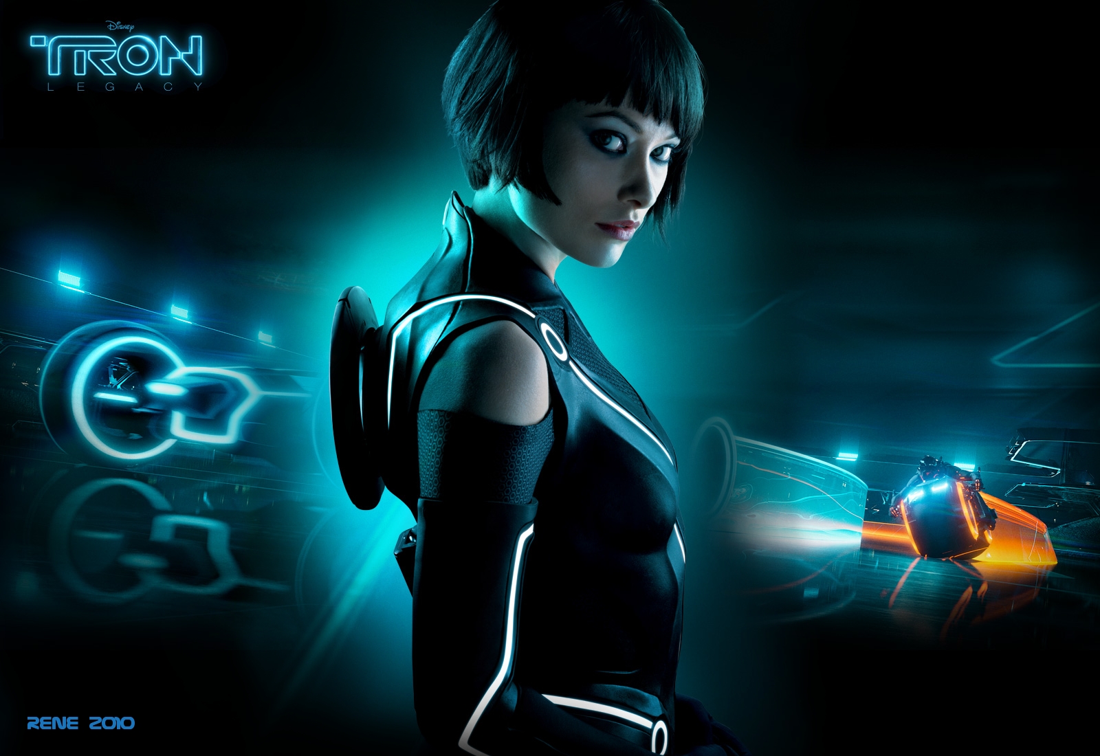 Olivia Wilde from Tron: Legacy HD Wallpaper