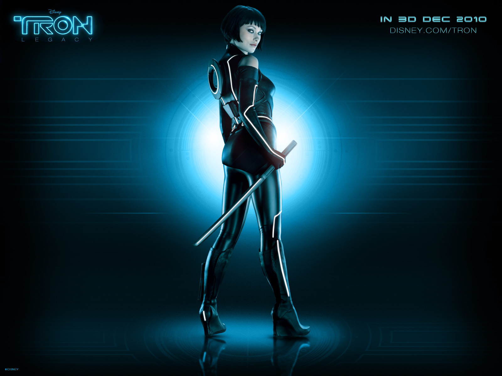 Olivia Wilde as Quorra from Tron: Legacy HD Wallpaper