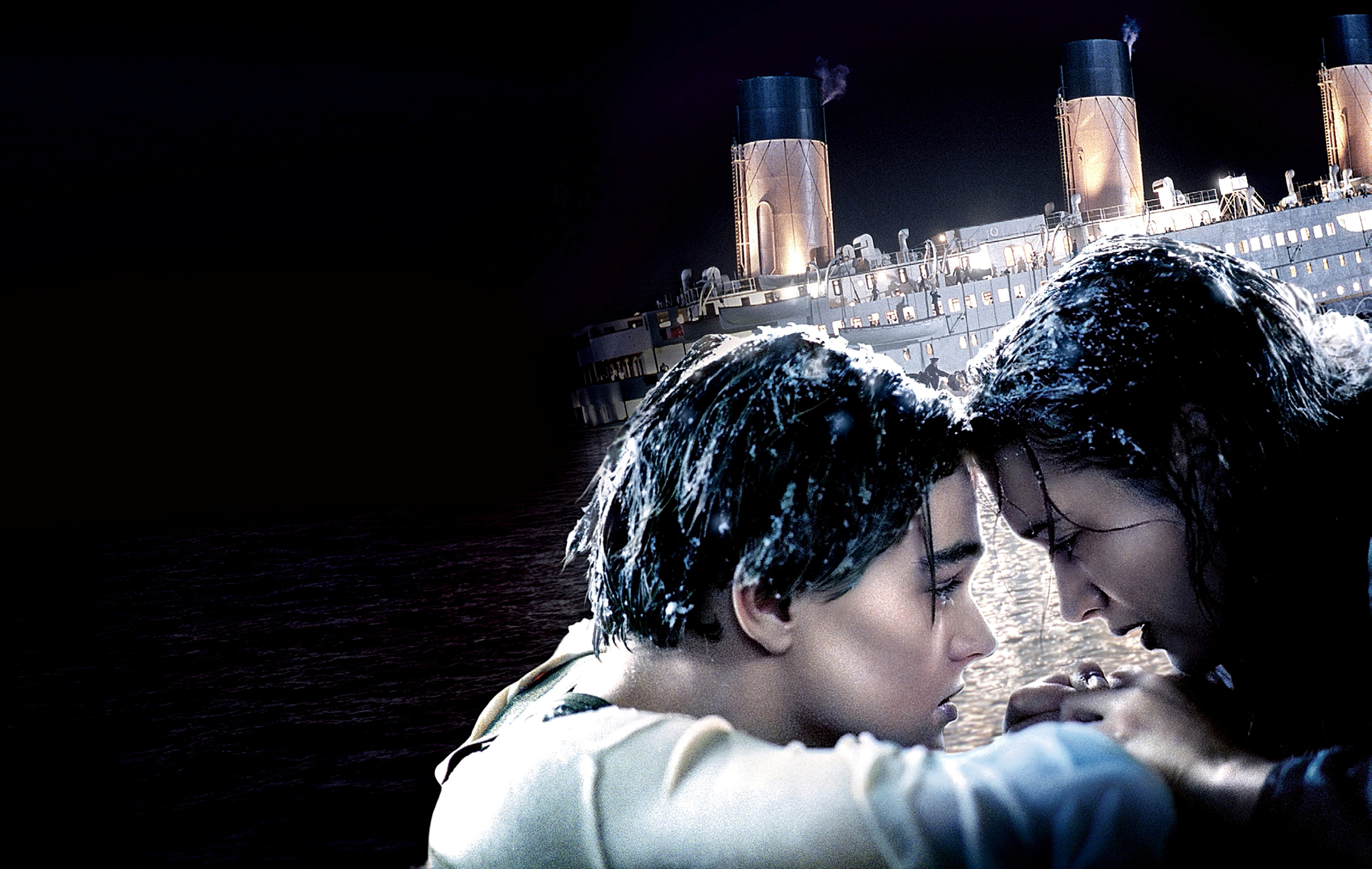 Leonardo DiCaprio and Kate Winslet from Titanic HD Wallpaper
