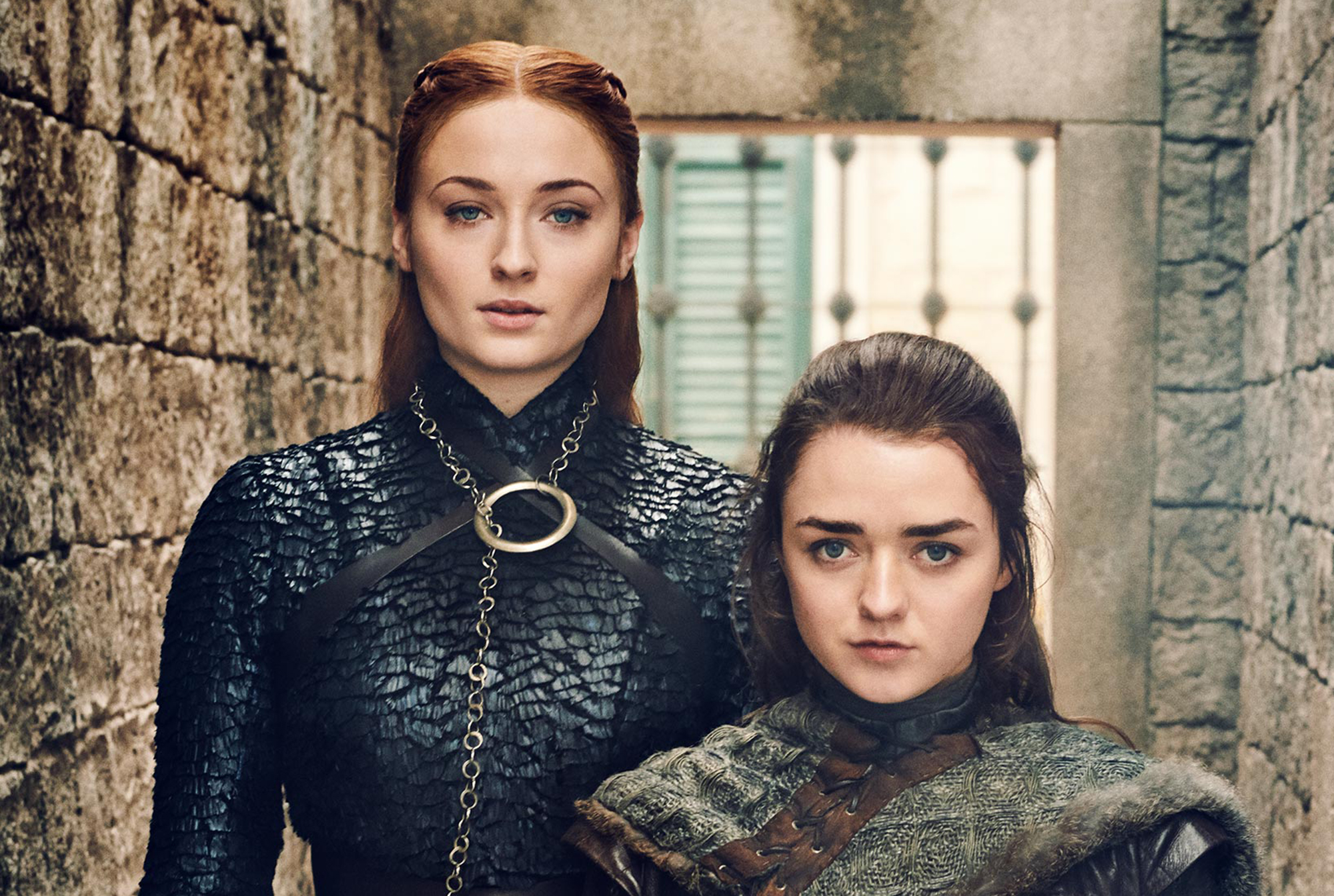 Sansa Stark and Arya Stark from Game of Thrones HD Wallpaper