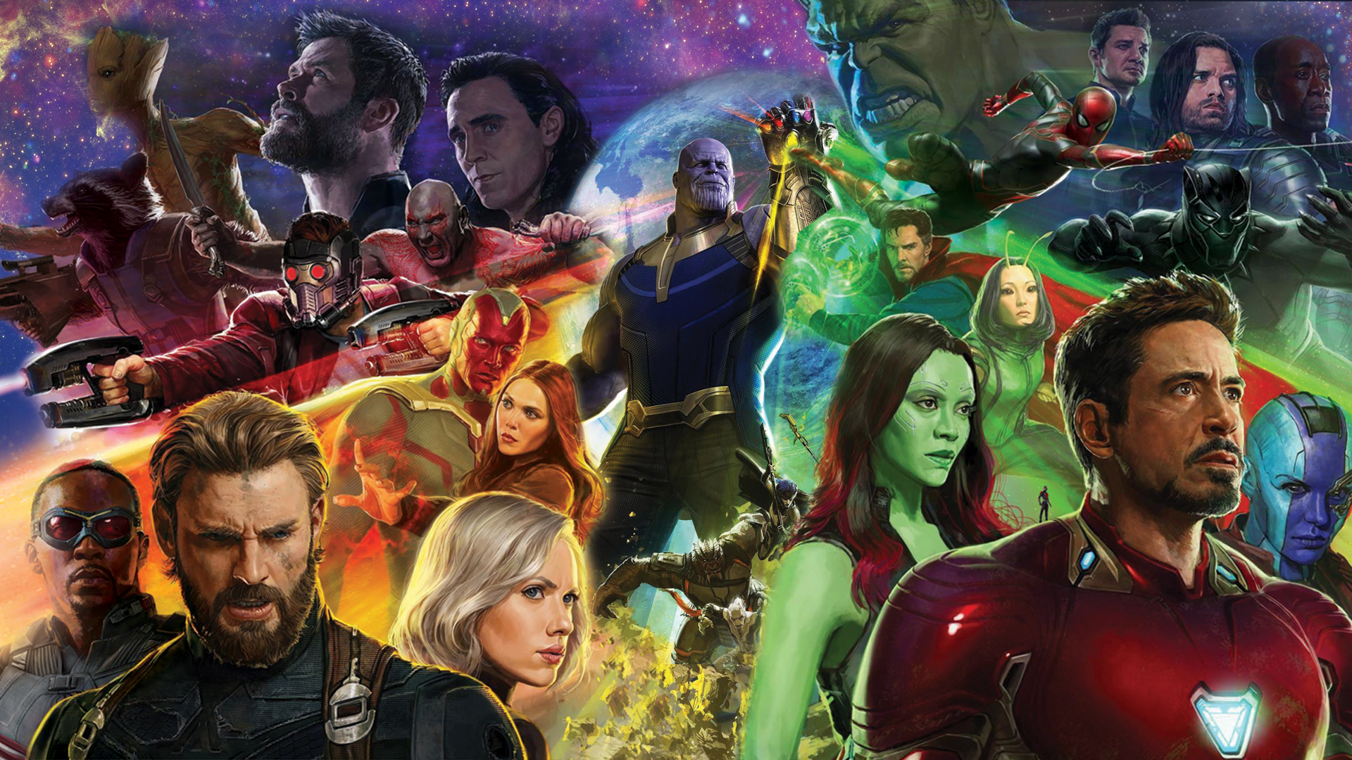 Avengers: Infinity War Characters HD Wallpaper
