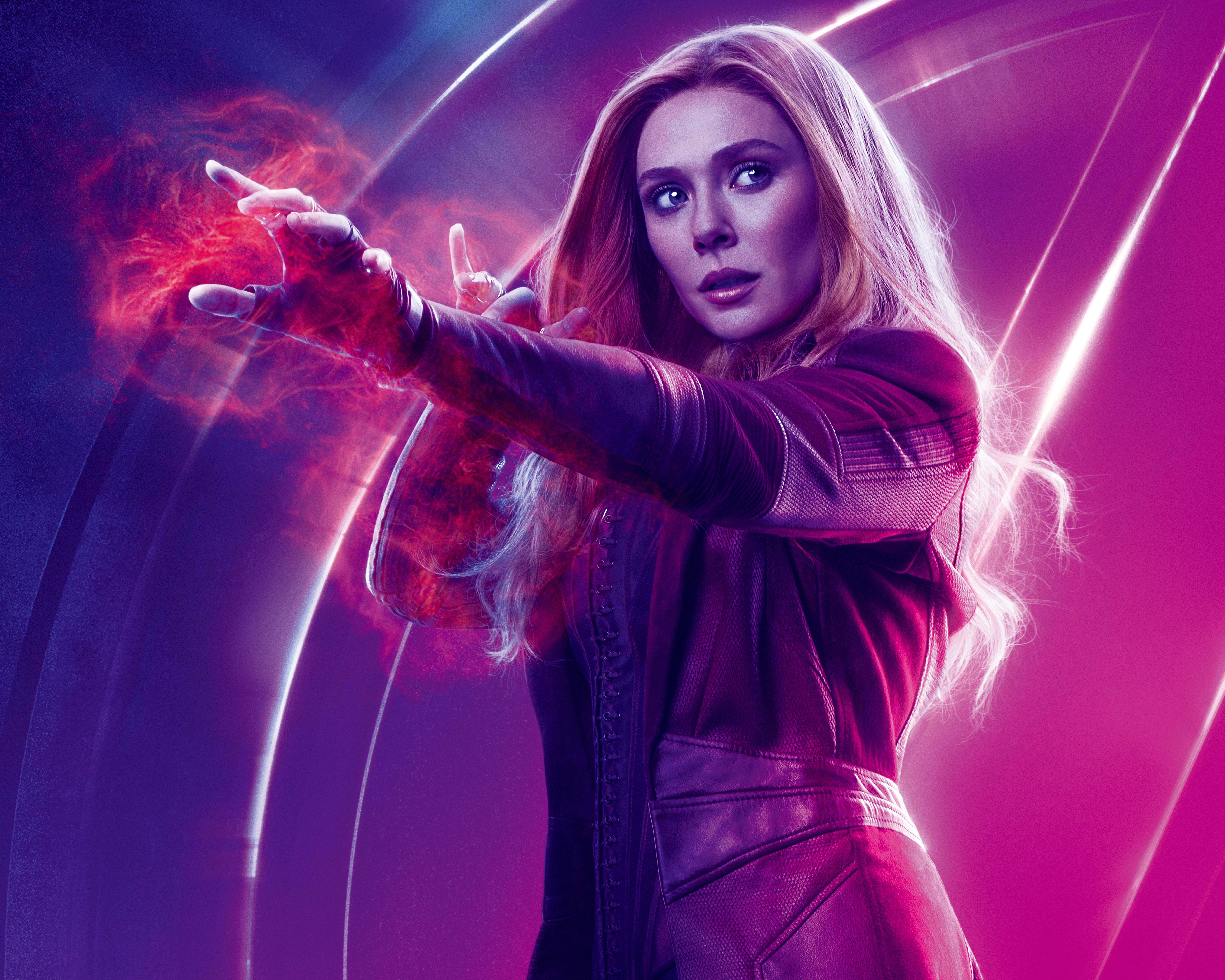 Scarlet Witch from Marvel Cinematic Universe HD Wallpaper