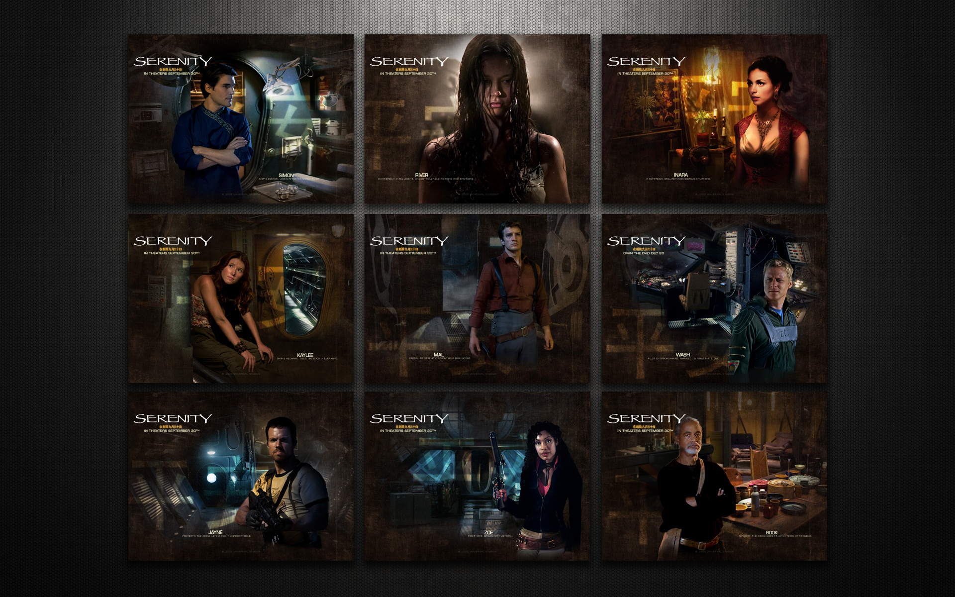 Serenity movie posters with cast HD Wallpaper