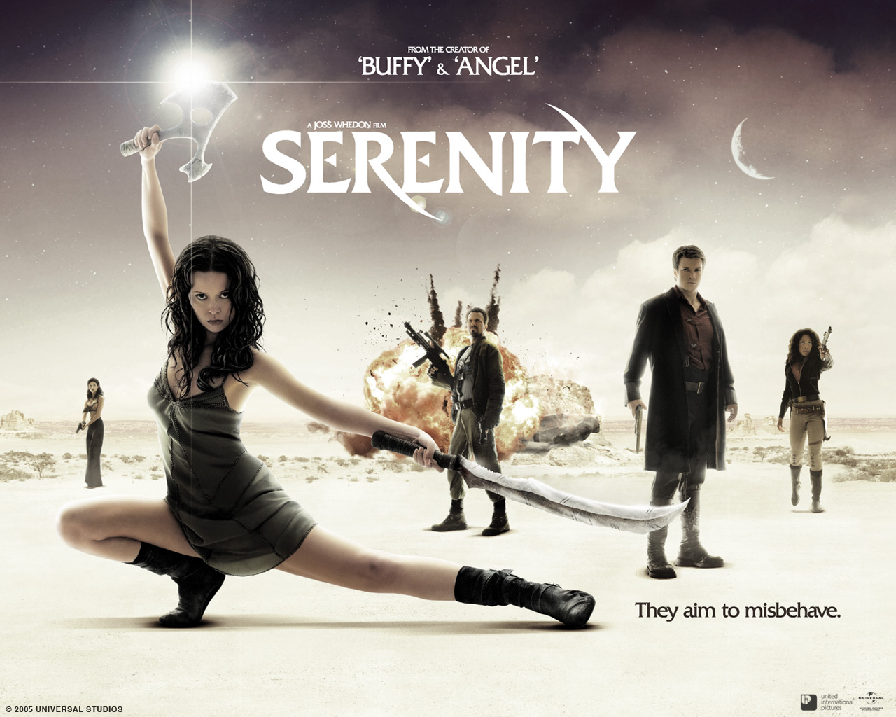 Serenity movie poster with Summer Glau HD Wallpaper