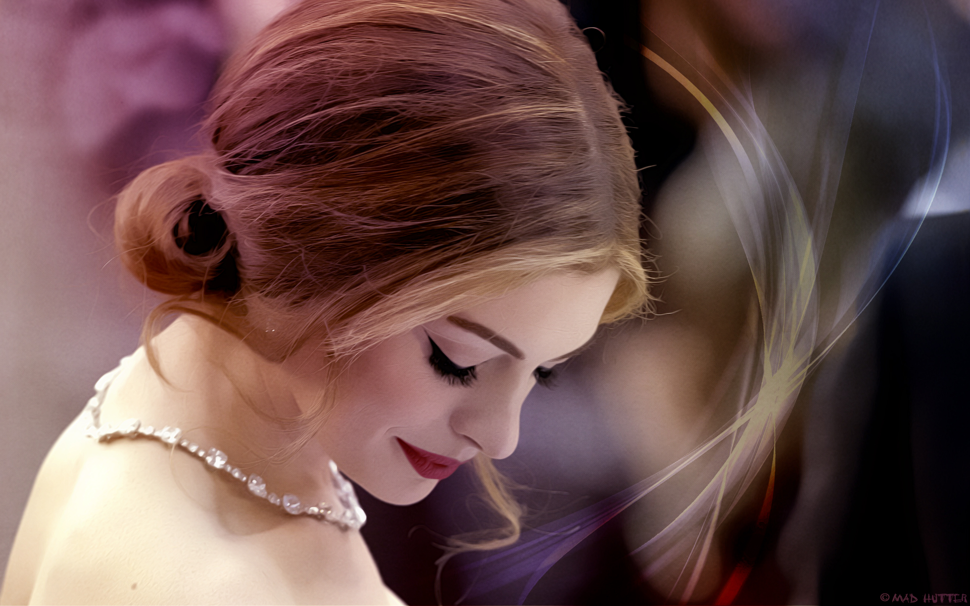 Anne Hathaway HD Wallpaper