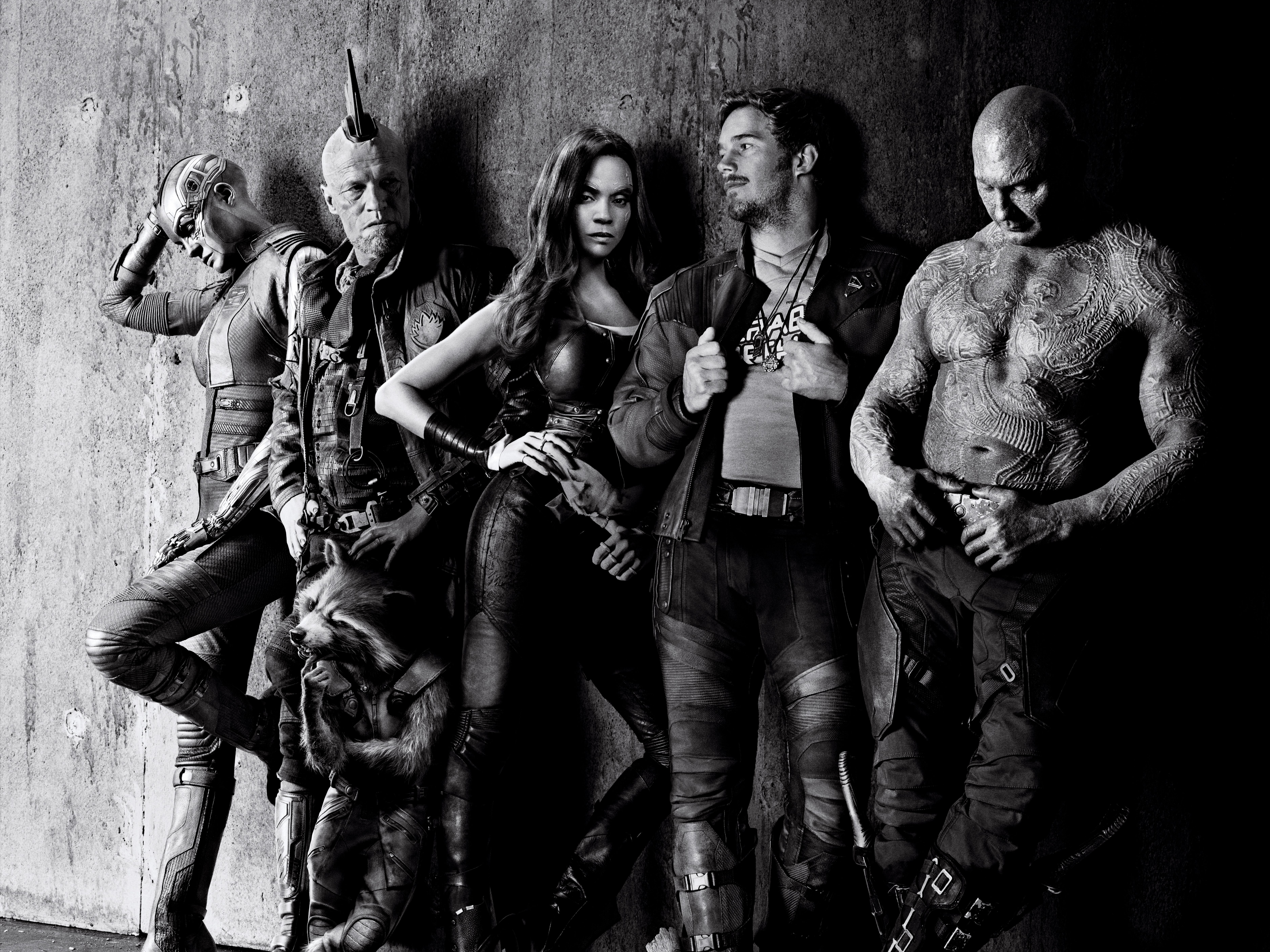 Guardians of the Galaxy cast HD Wallpaper