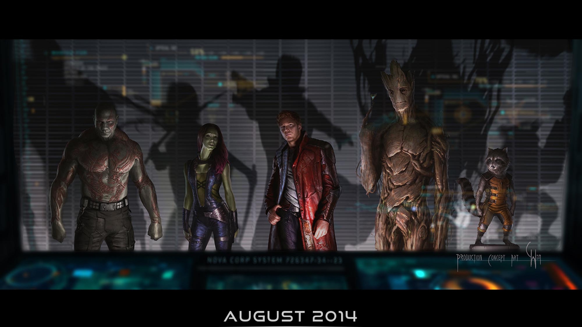 Guardians of the Galaxy concept art HD Wallpaper