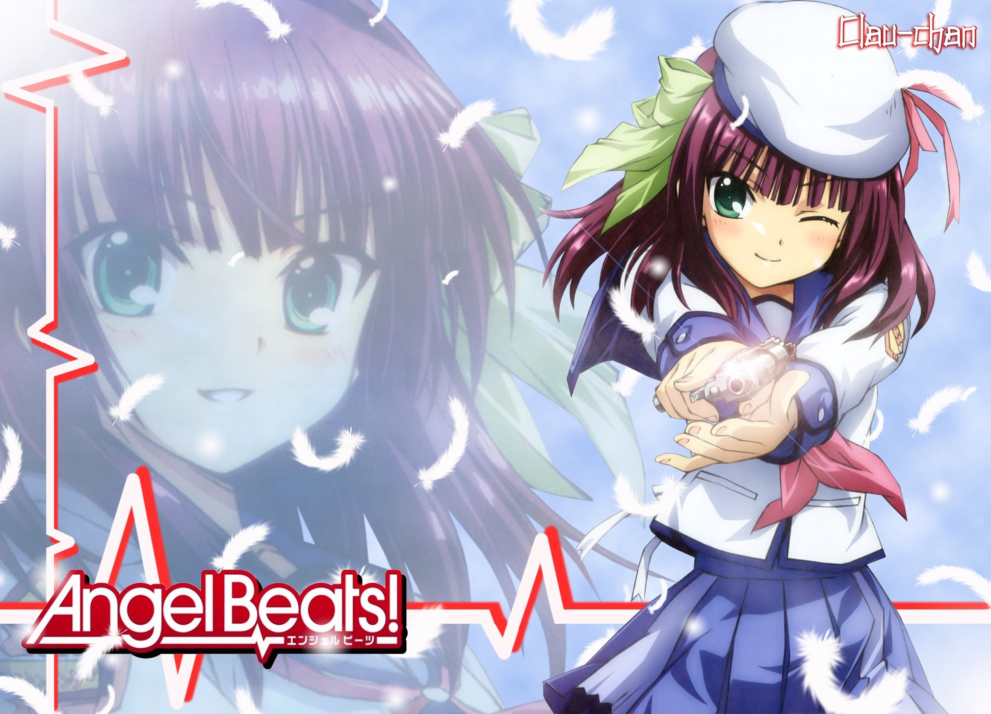 Yuri Nakamura from Angel Beats! HD Wallpaper