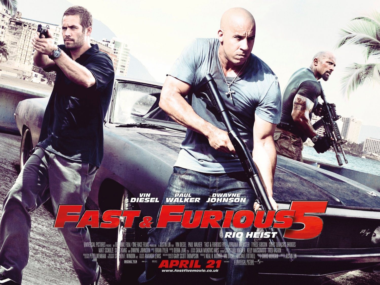 Fast & Furious 5 Rio Heist Poster HD Wallpaper