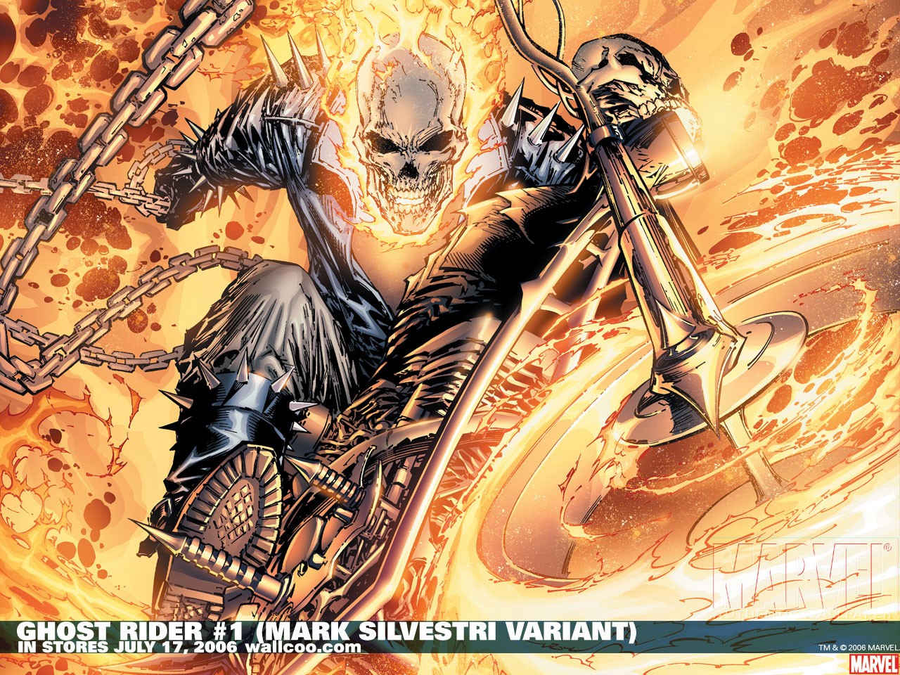 Ghost Rider #1 (Mark Silvestri Variant) HD Wallpaper