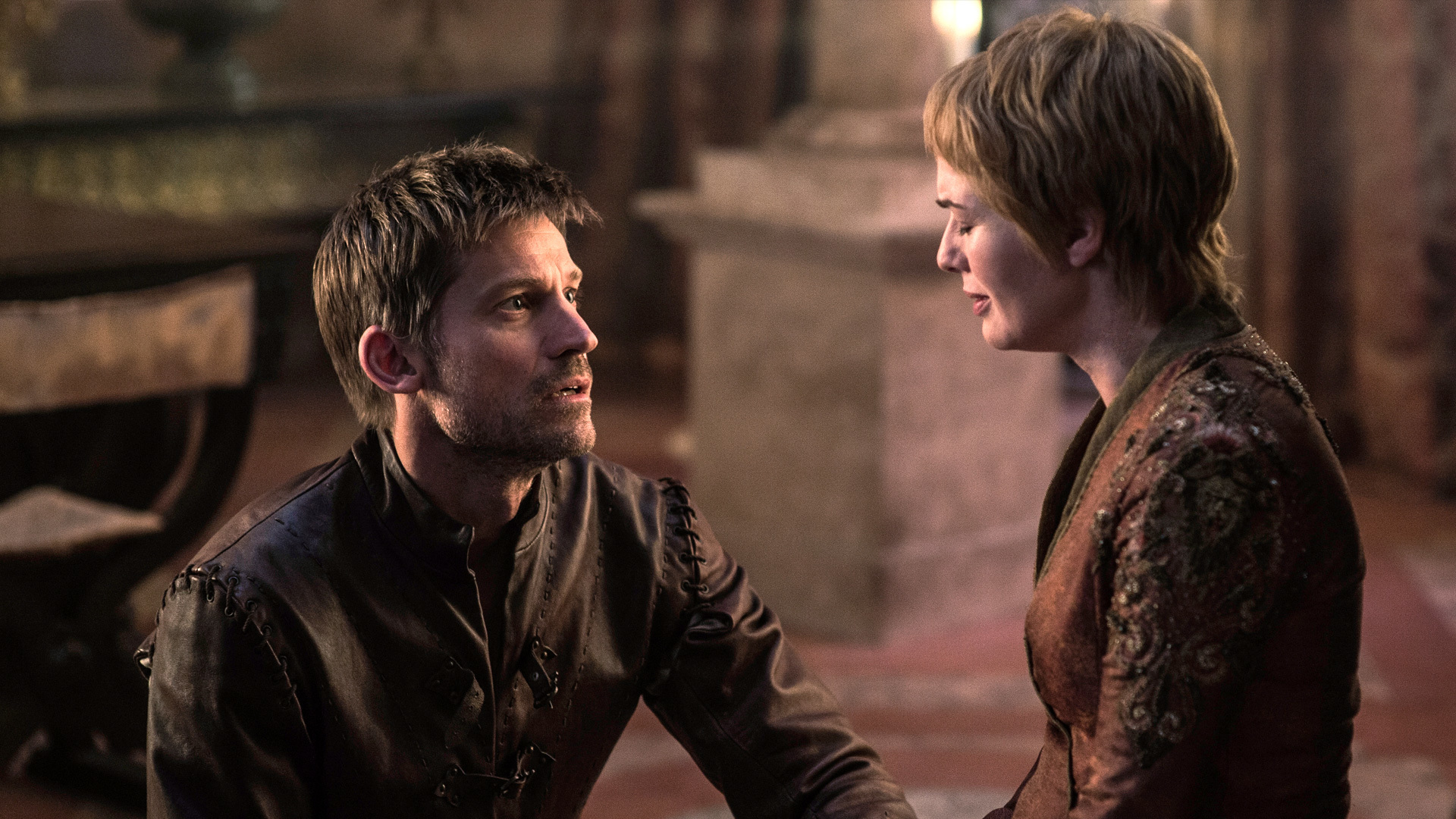 Jaime Lannister and Cersei Lannister from Game of Thrones HD Wallpaper