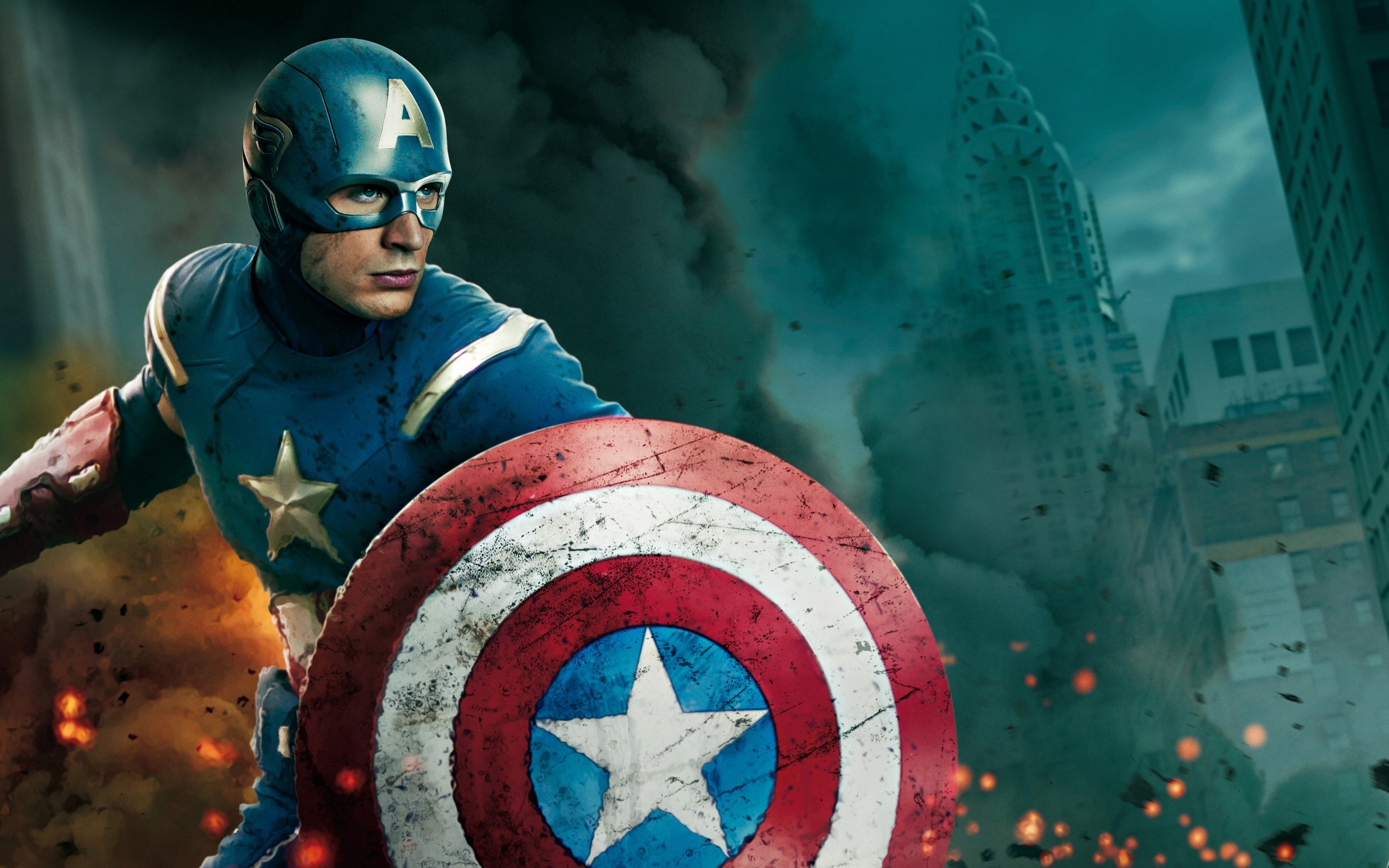Captain America from Marvel Cinematic Universe HD Wallpaper