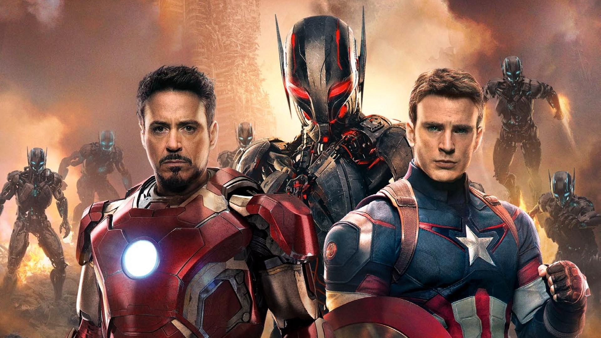 Iron Man and Captain America from Avengers: Age of Ultron HD Wallpaper