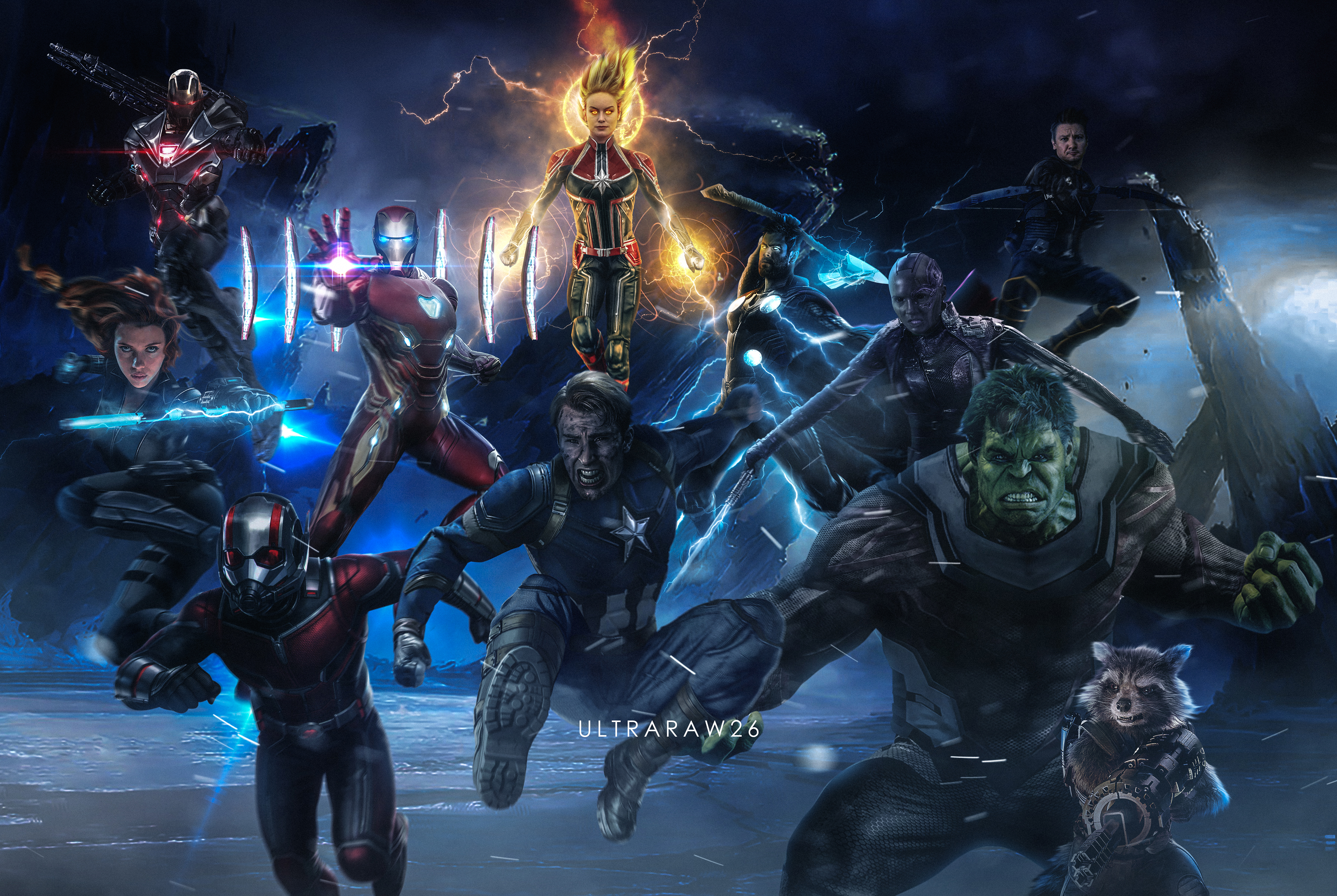 Avengers from Marvel Cinematic Universe HD Wallpaper