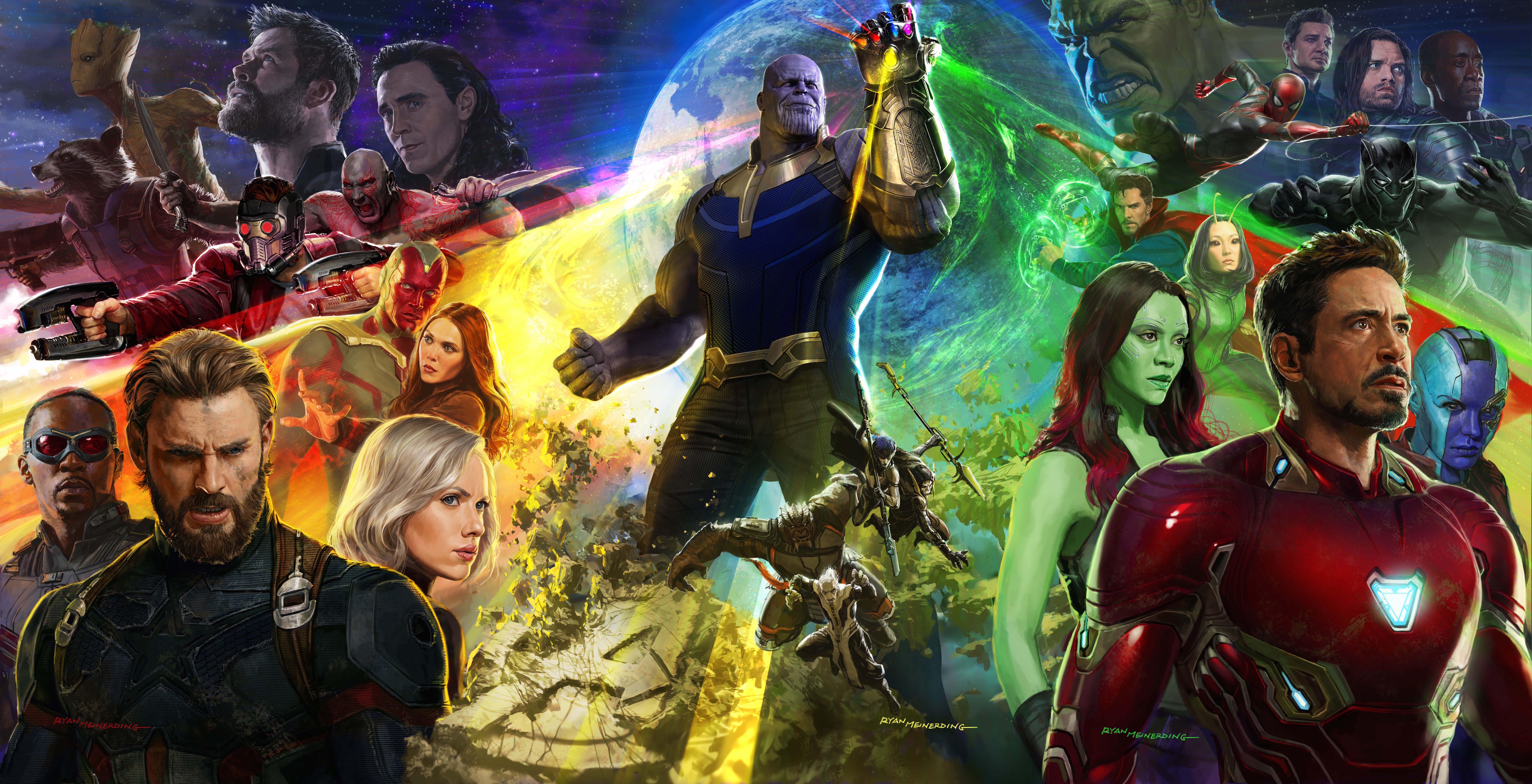 Avengers: Infinity War Poster HD Wallpaper