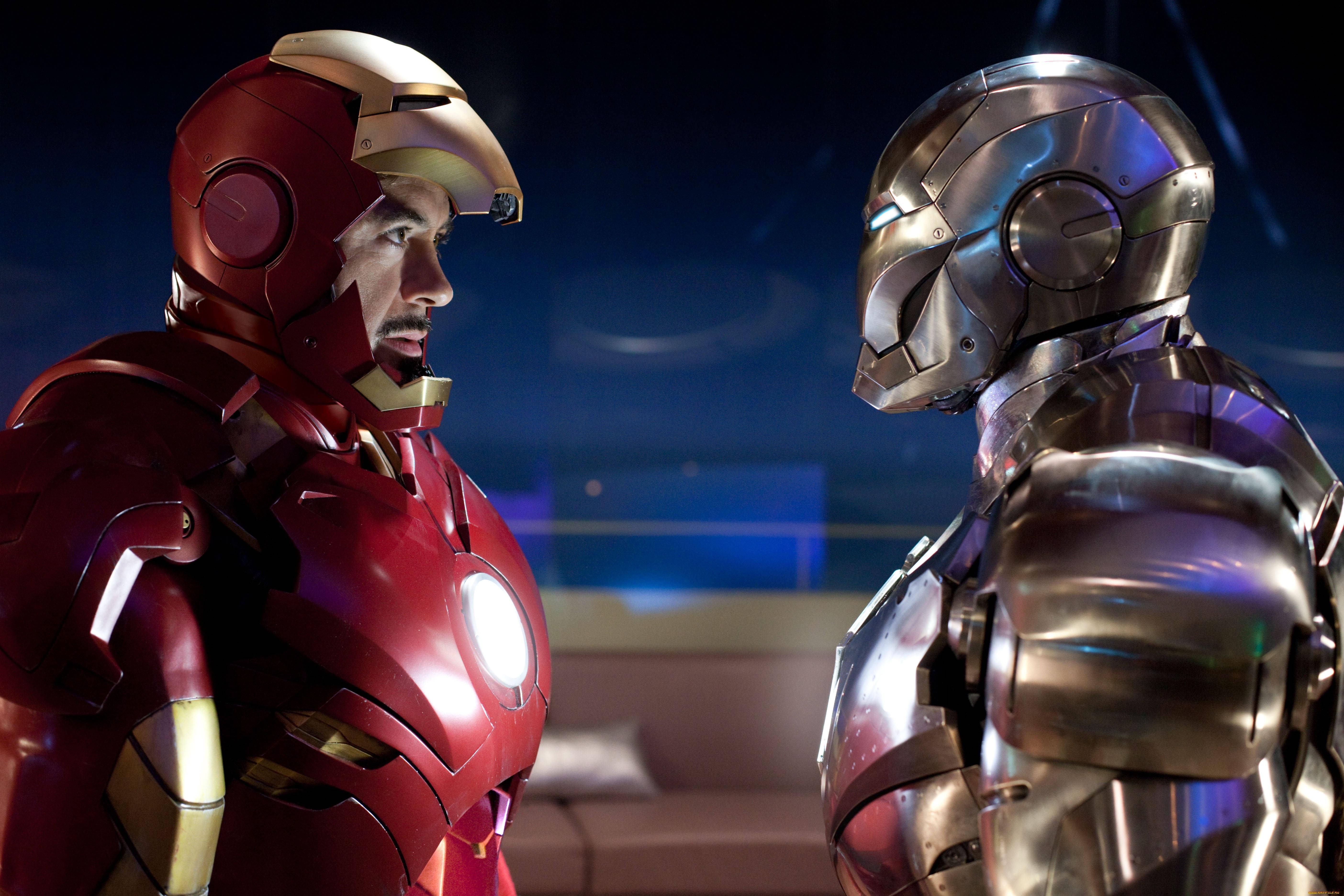 Iron Man Mark III and War Machine from Iron Man 2 HD Wallpaper