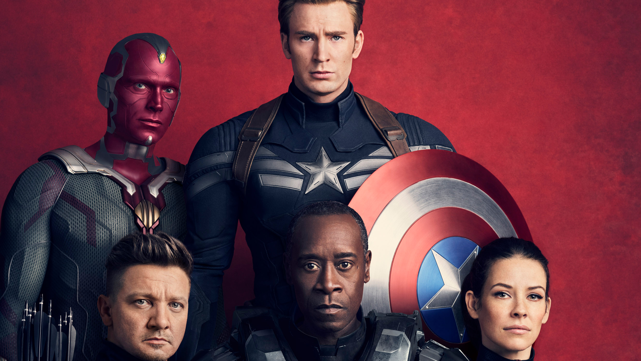 Vision, Captain America, War Machine, Hawkeye, and Wasp from Marvel HD Wallpaper