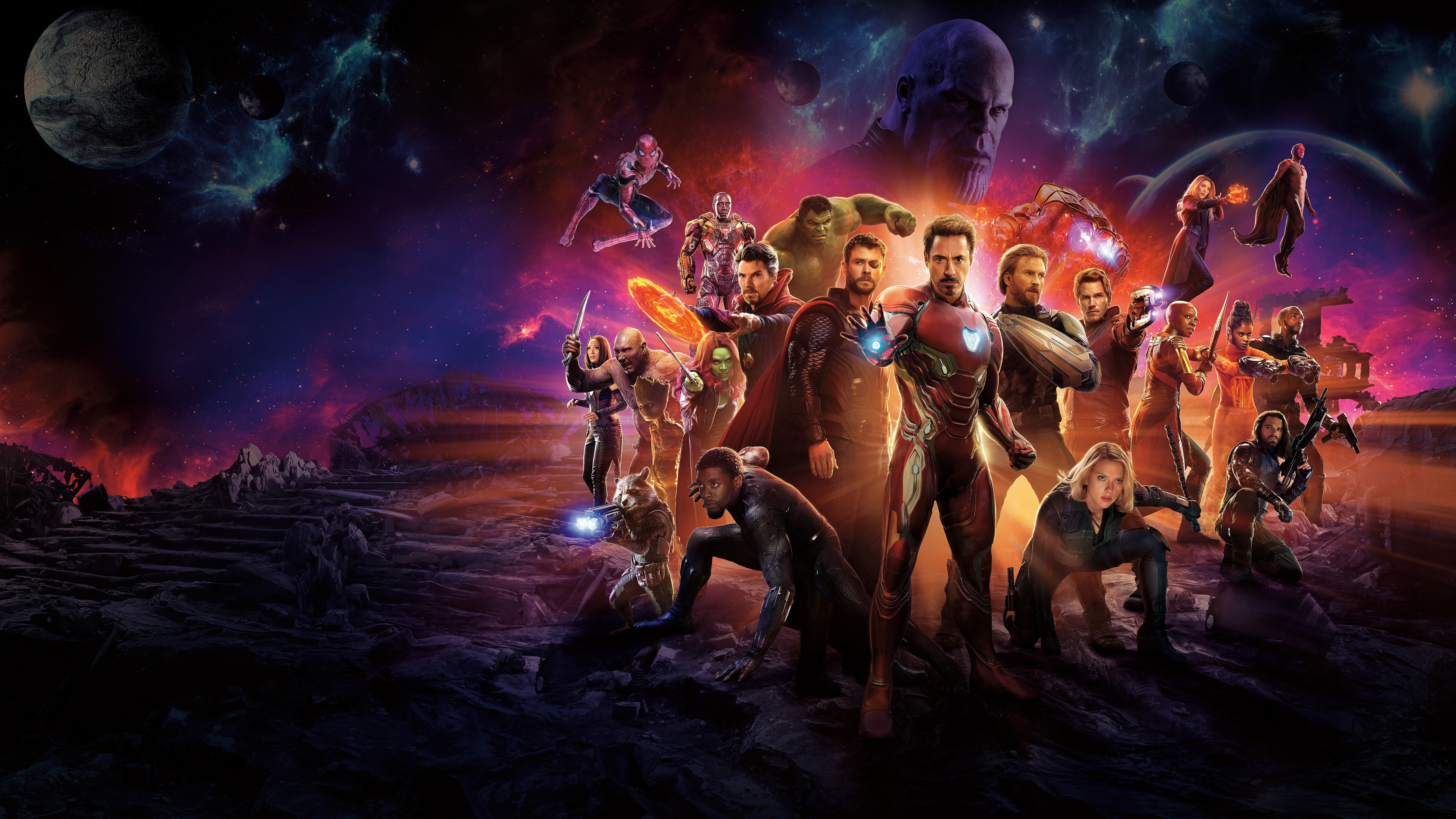 Avengers from Marvel Cinematic Universe HD Wallpaper