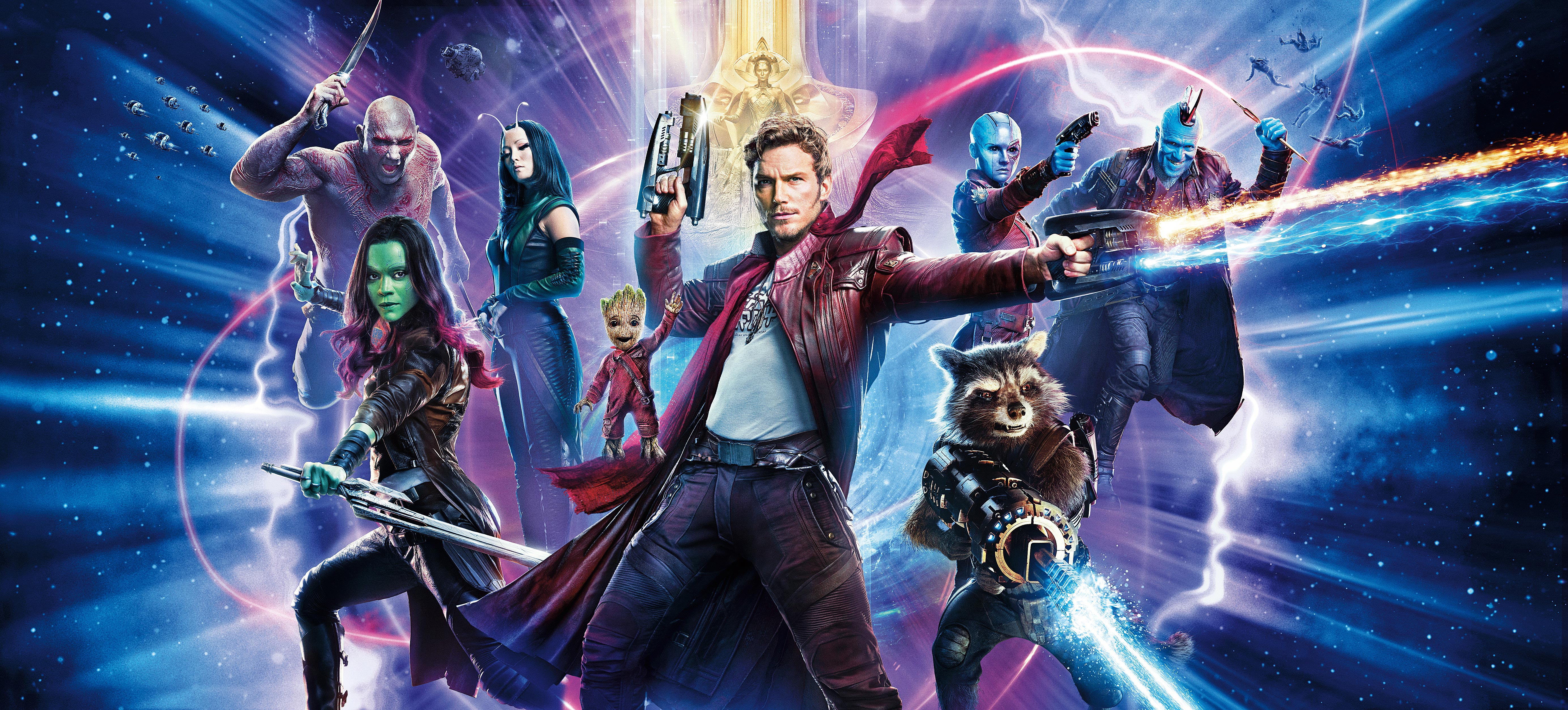 Guardians of the Galaxy characters in space HD Wallpaper