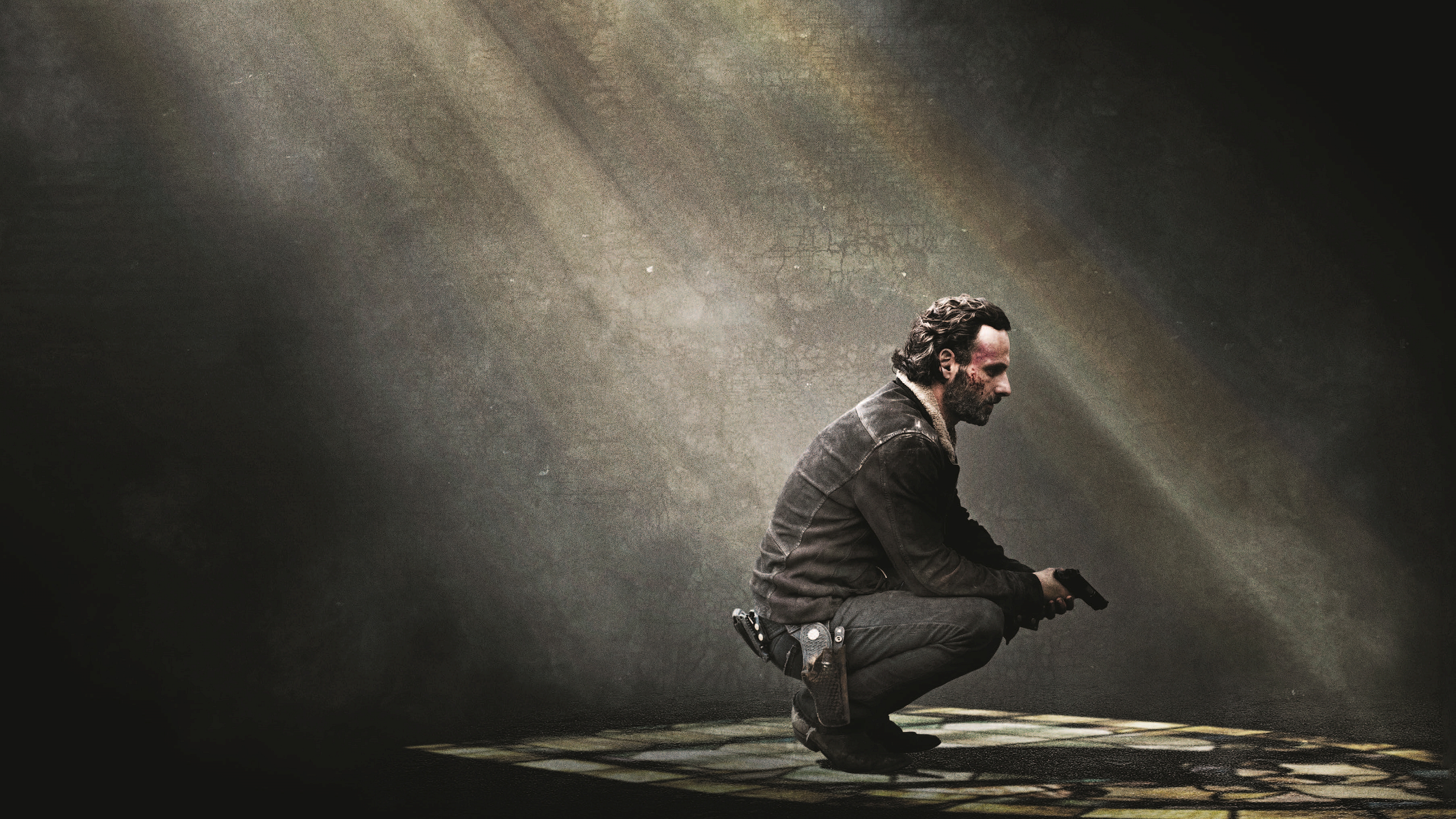 Andrew Lincoln from The Walking Dead HD Wallpaper