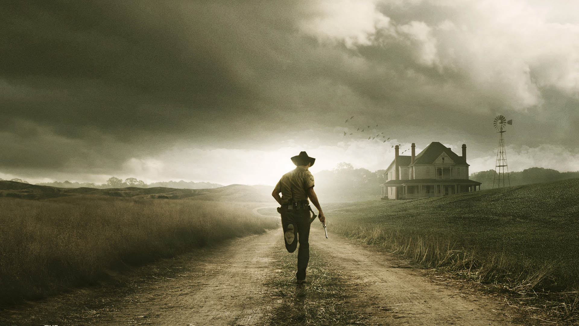 Andrew Lincoln from The Walking Dead HD Wallpaper