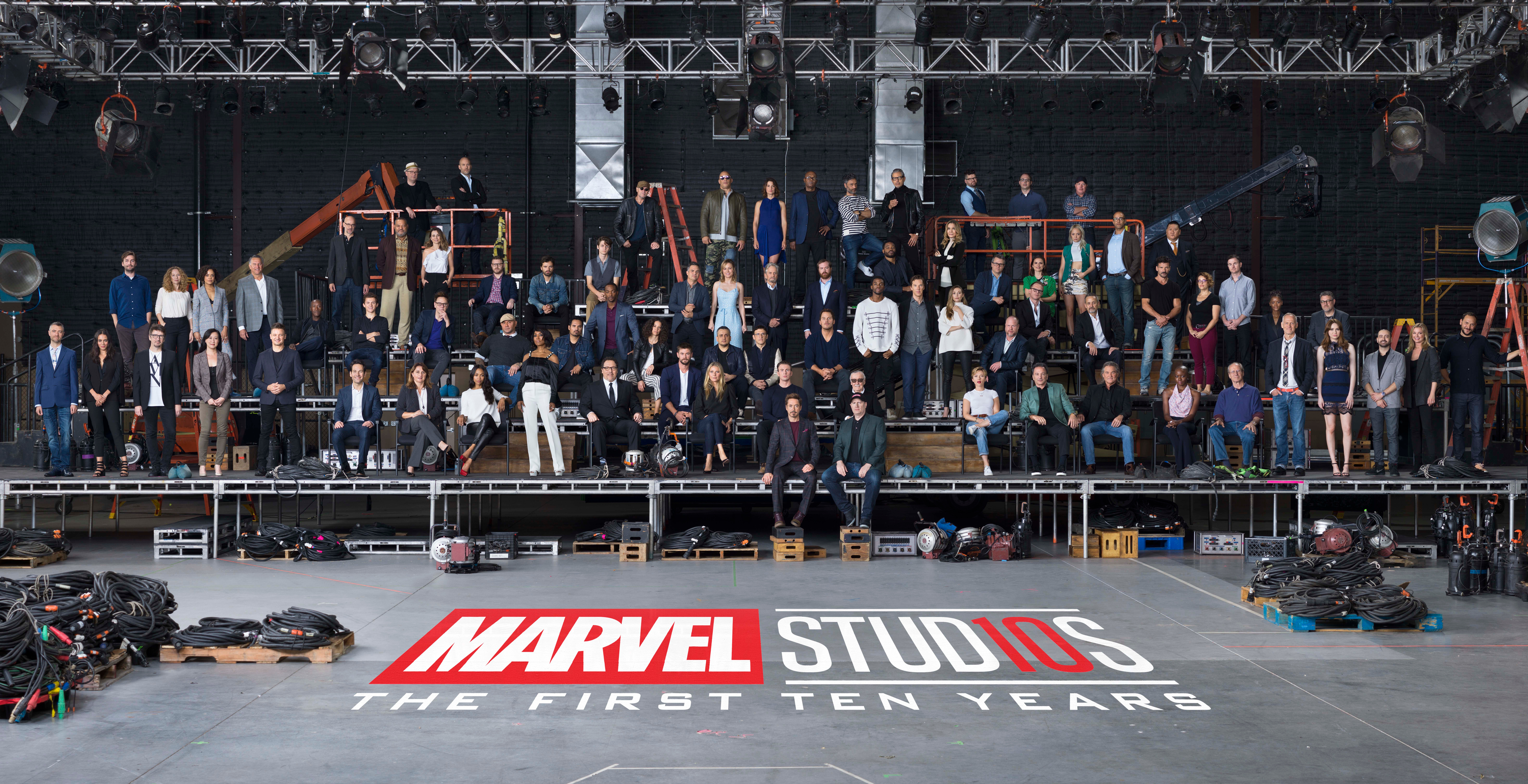Marvel Studios The First Ten Years Cast HD Wallpaper
