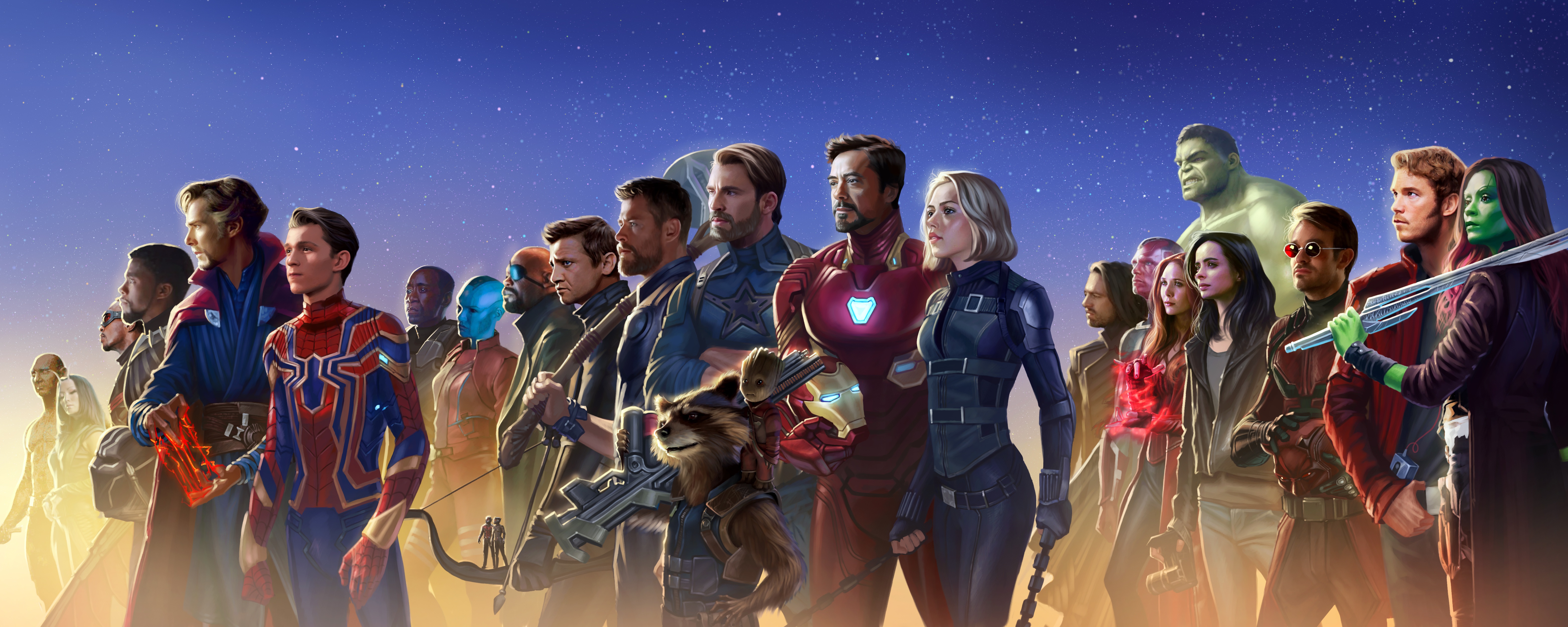 Avengers: Endgame Characters HD Wallpaper