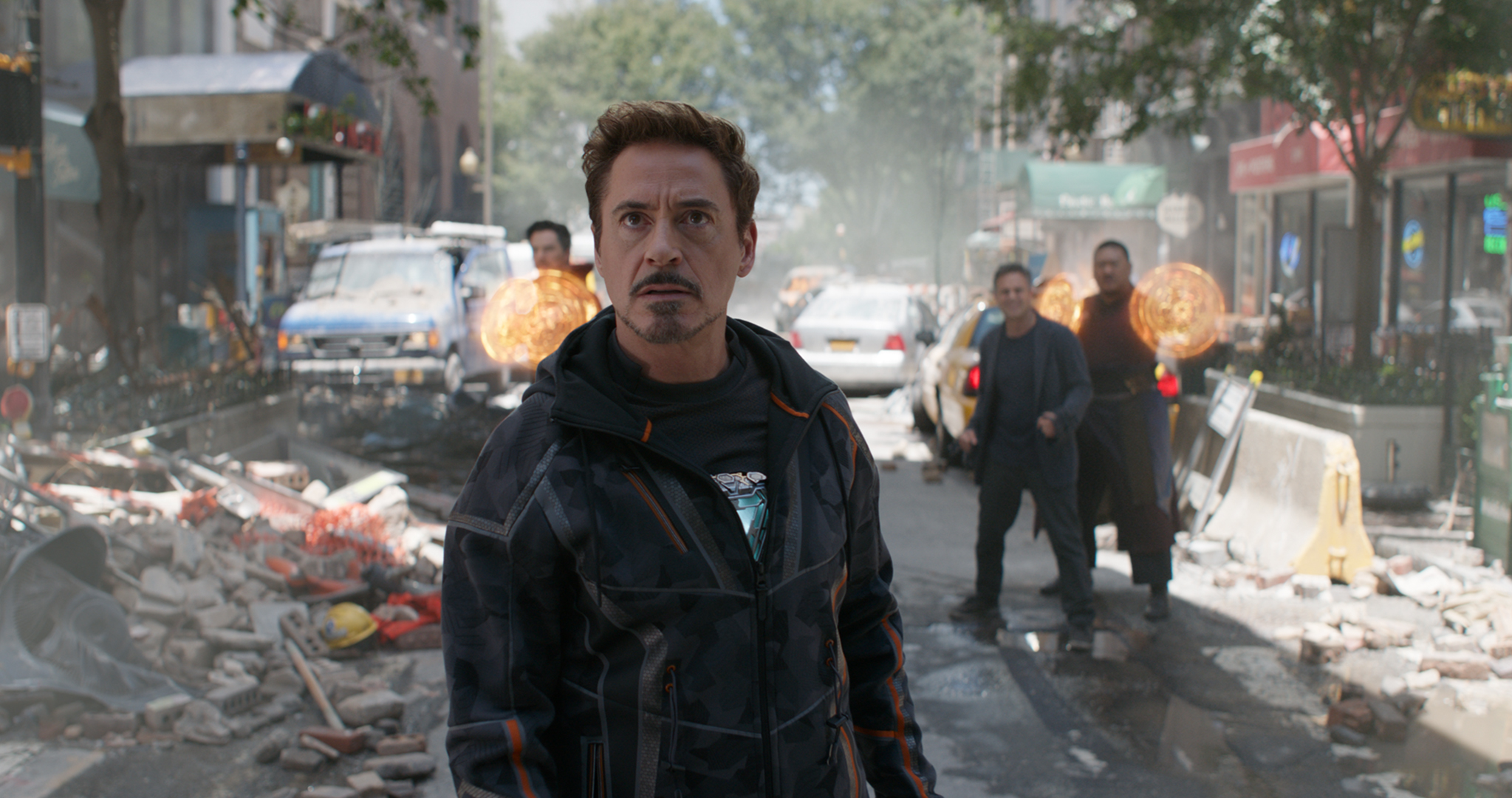 Iron Man and Doctor Strange in New York City HD Wallpaper