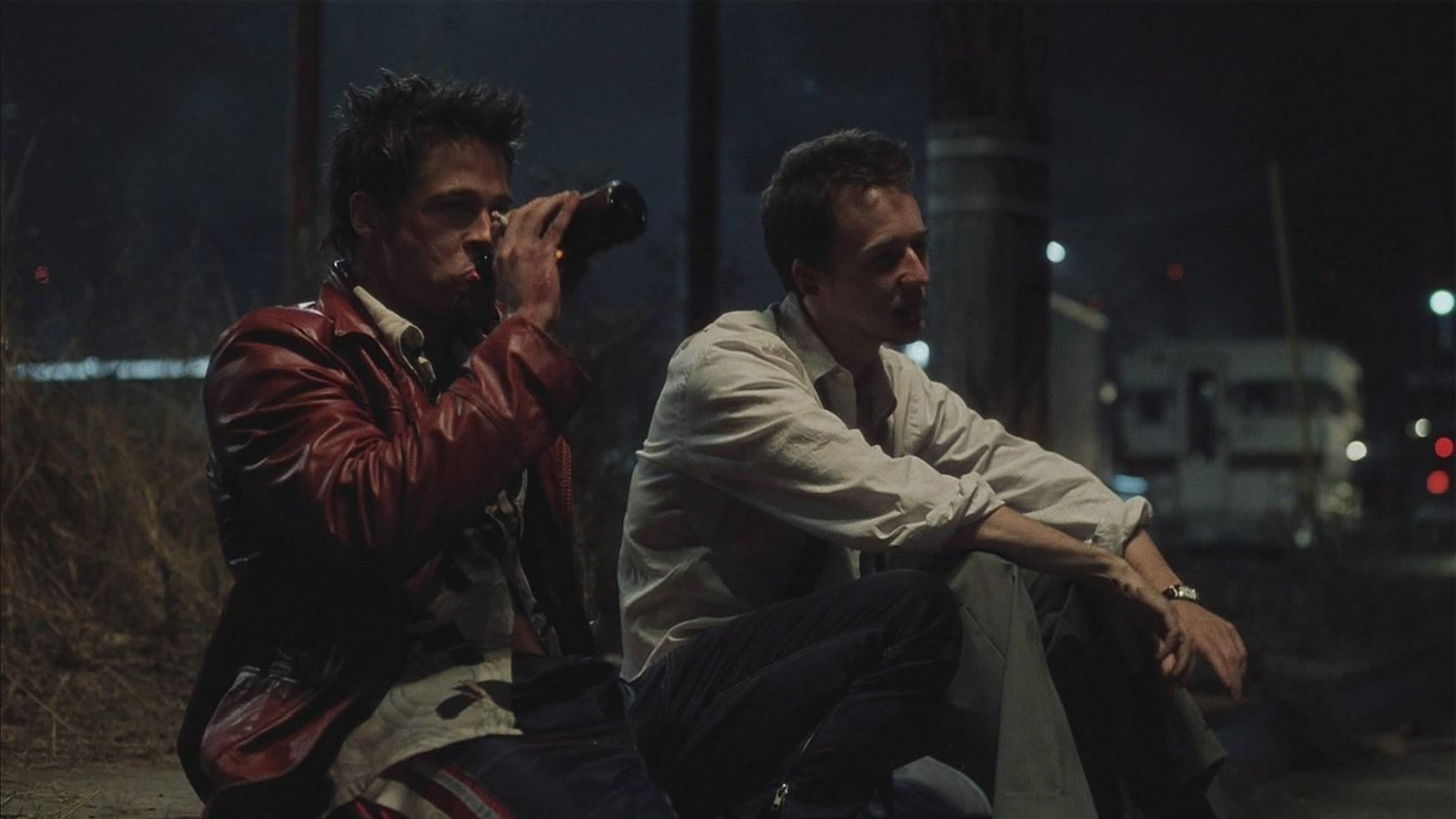 Brad Pitt in Fight Club HD Wallpaper