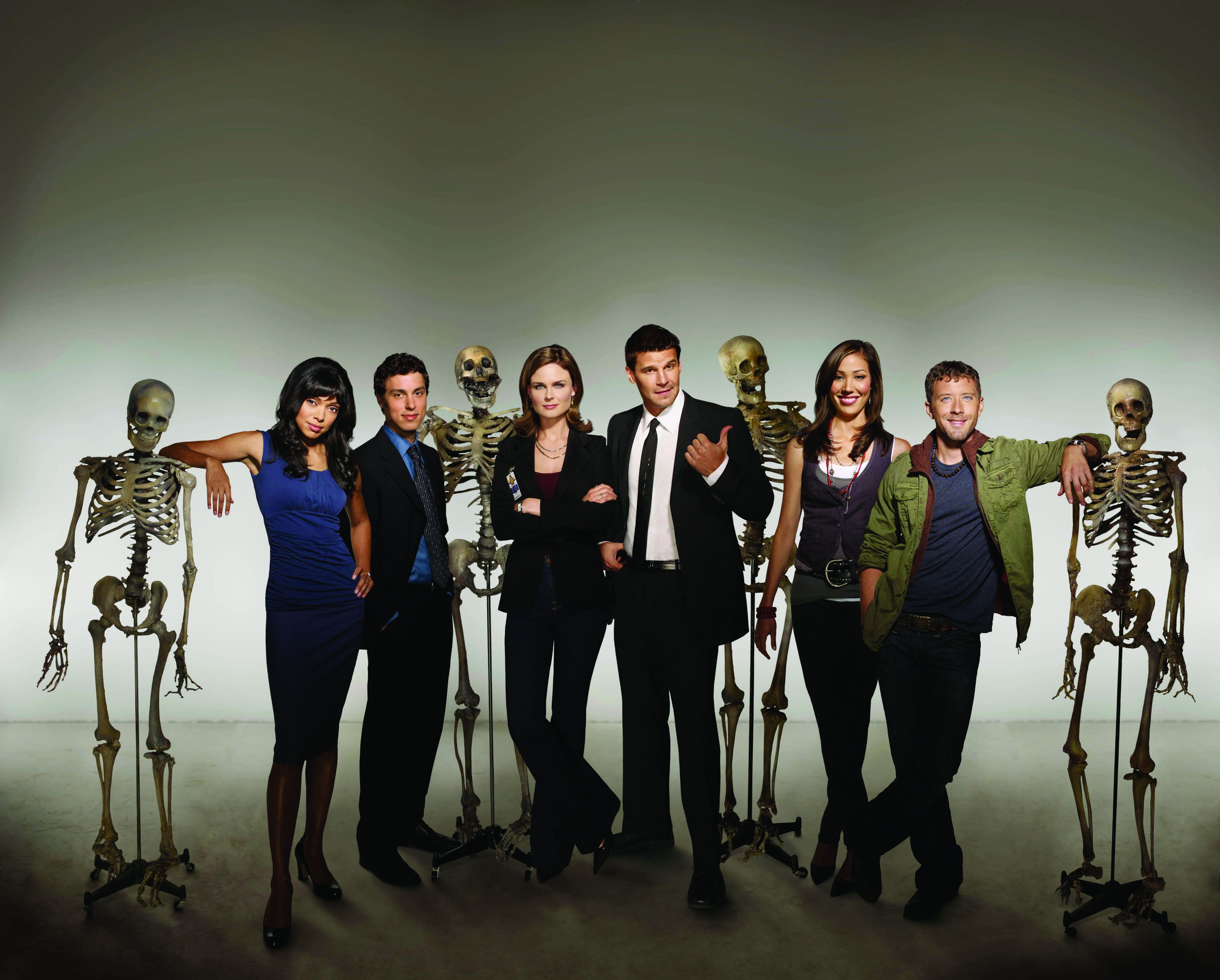 Bones cast with skeletons HD Wallpaper