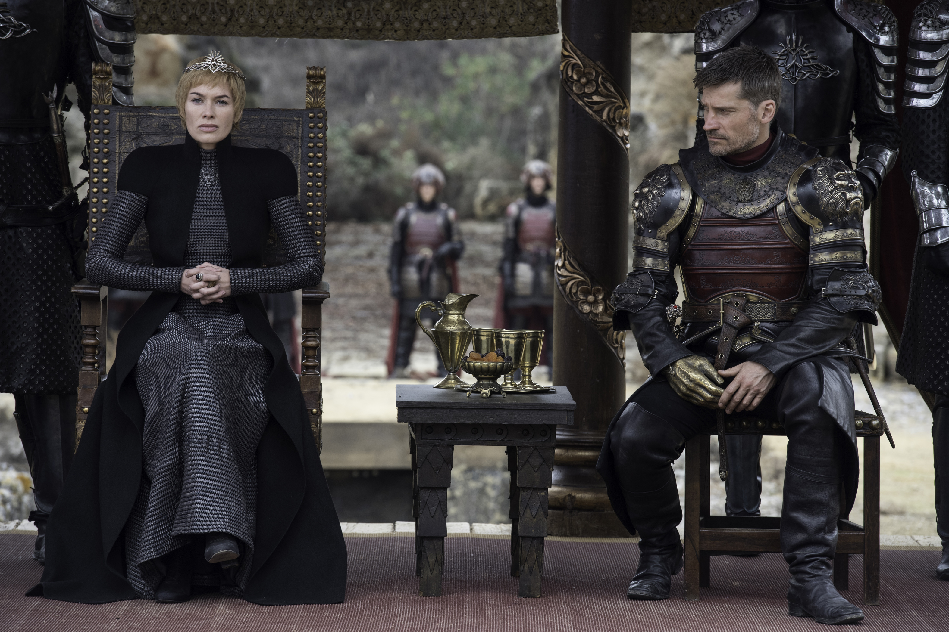 Cersei Lannister and Jaime Lannister from Game of Thrones HD Wallpaper