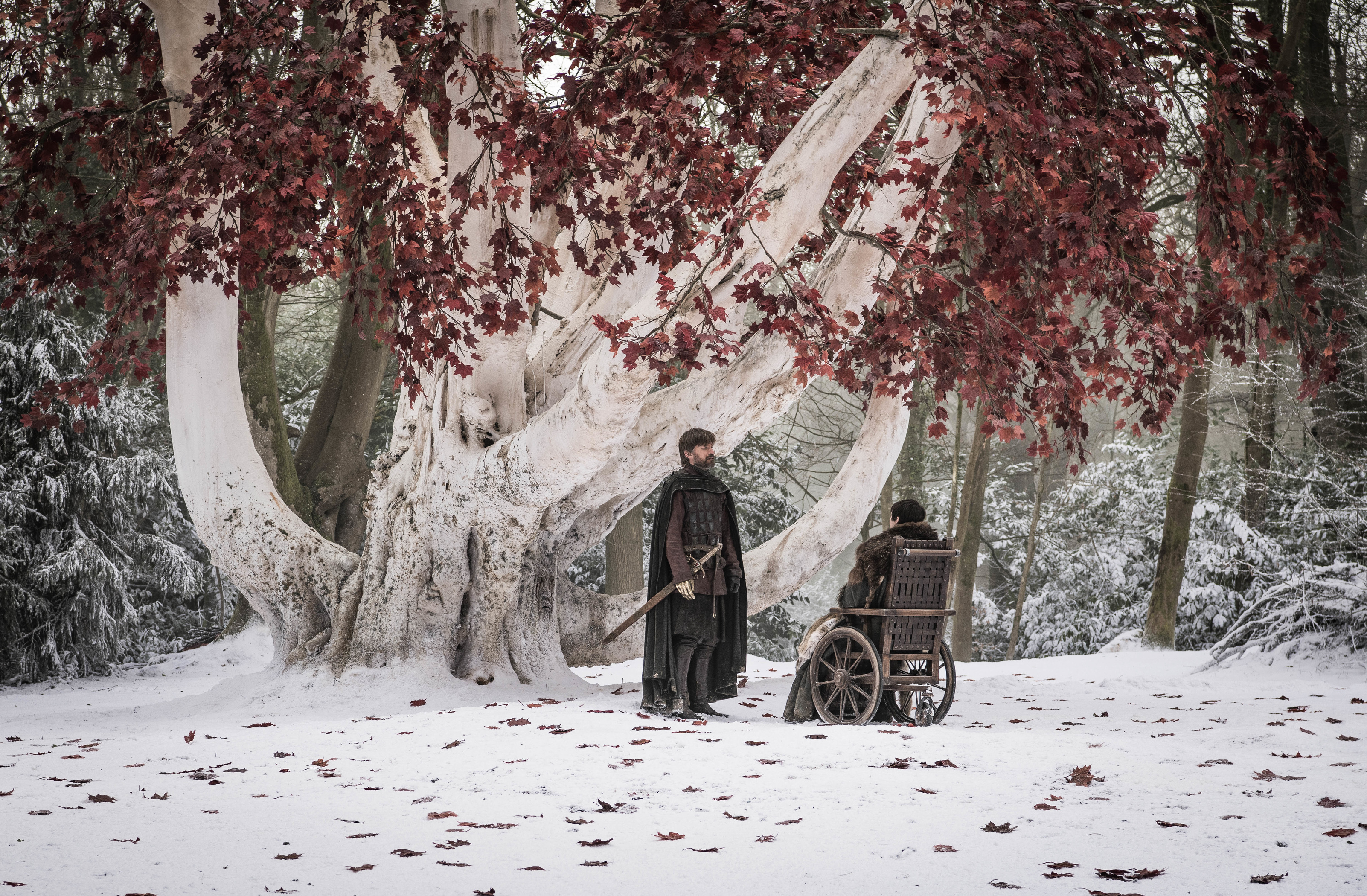 Jaime Lannister and Bran Stark in Winter HD Wallpaper