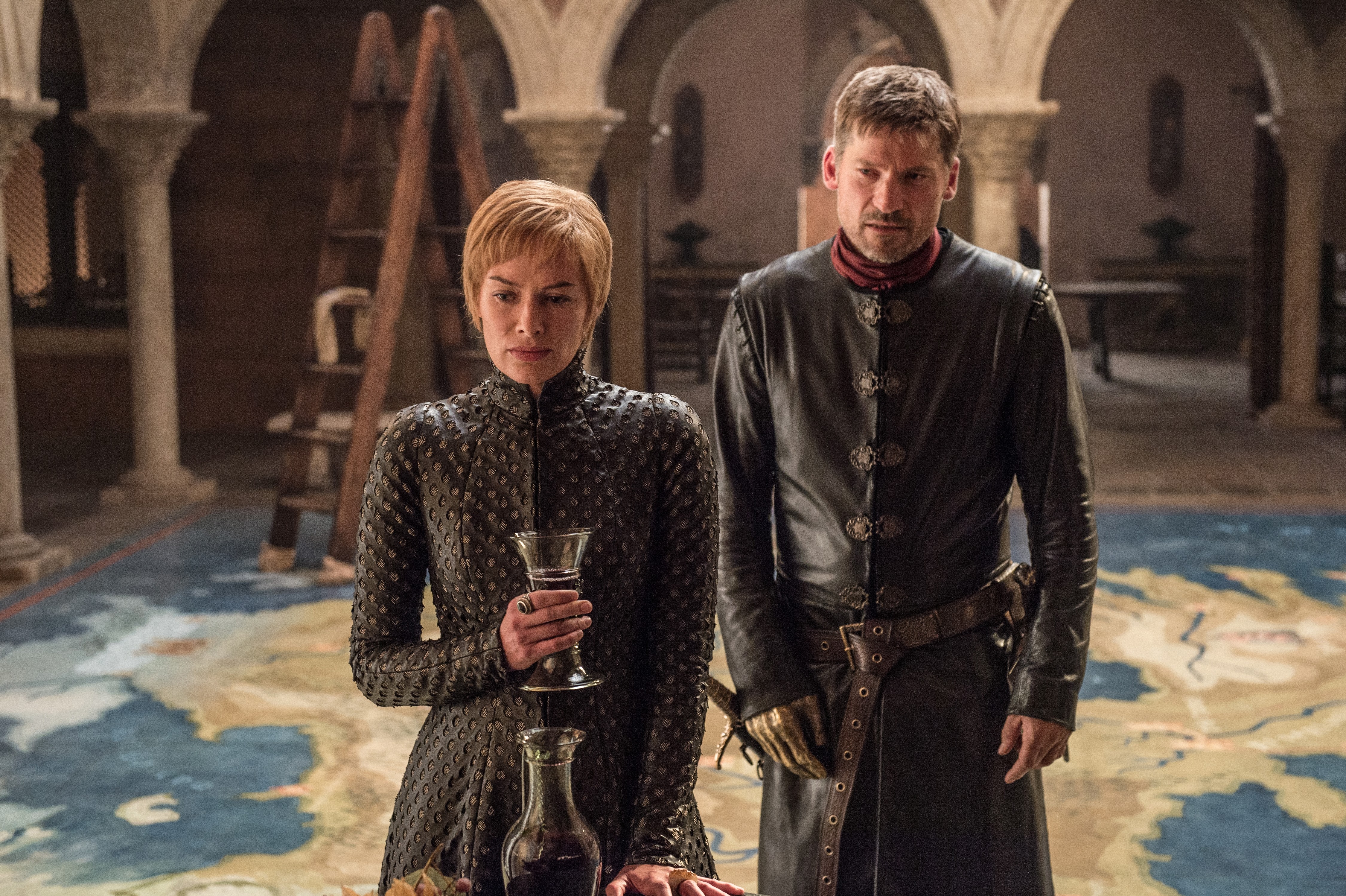 Cersei Lannister and Jaime Lannister from Game of Thrones HD Wallpaper