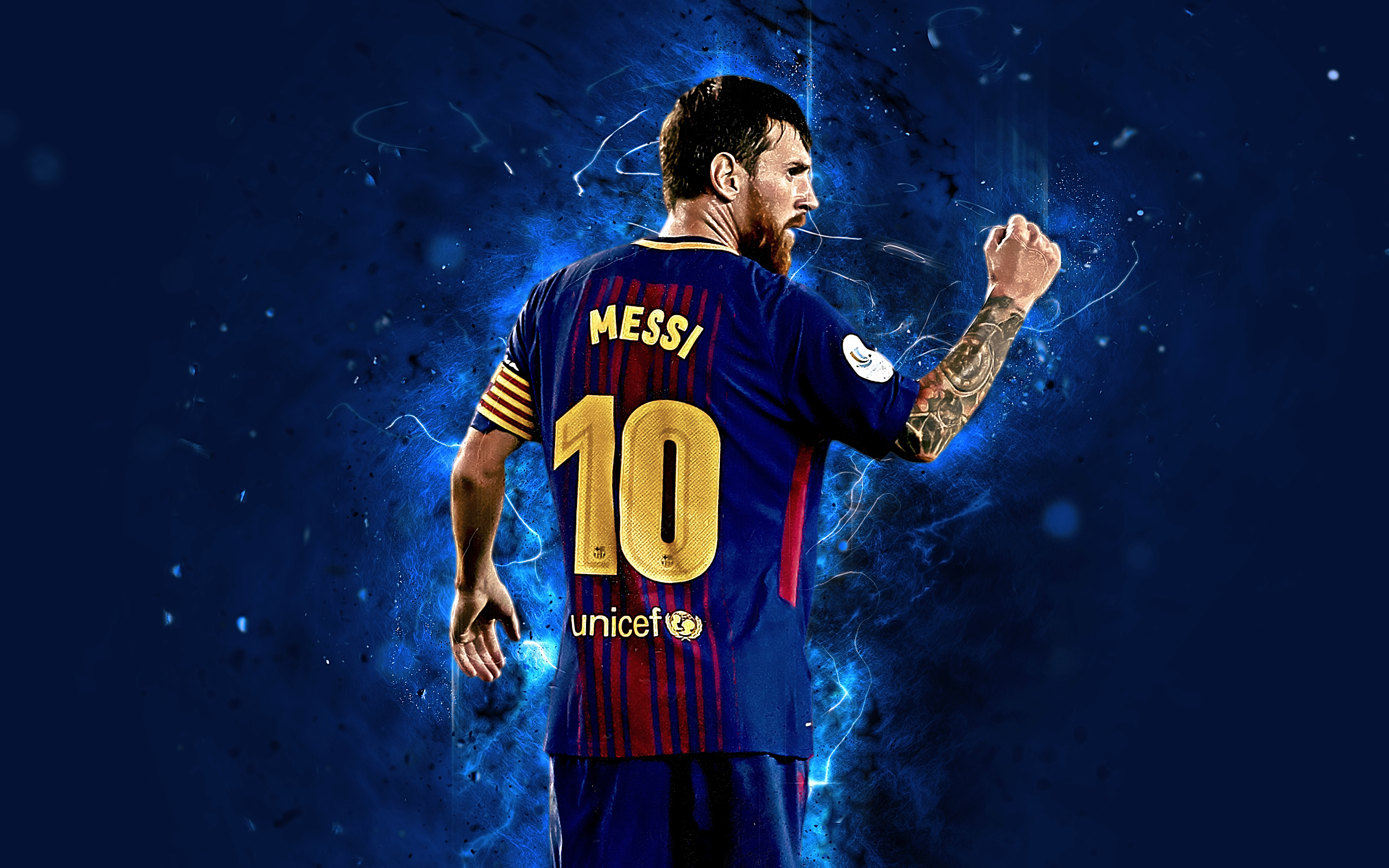 Lionel Messi 10 Barcelona HD Wallpaper