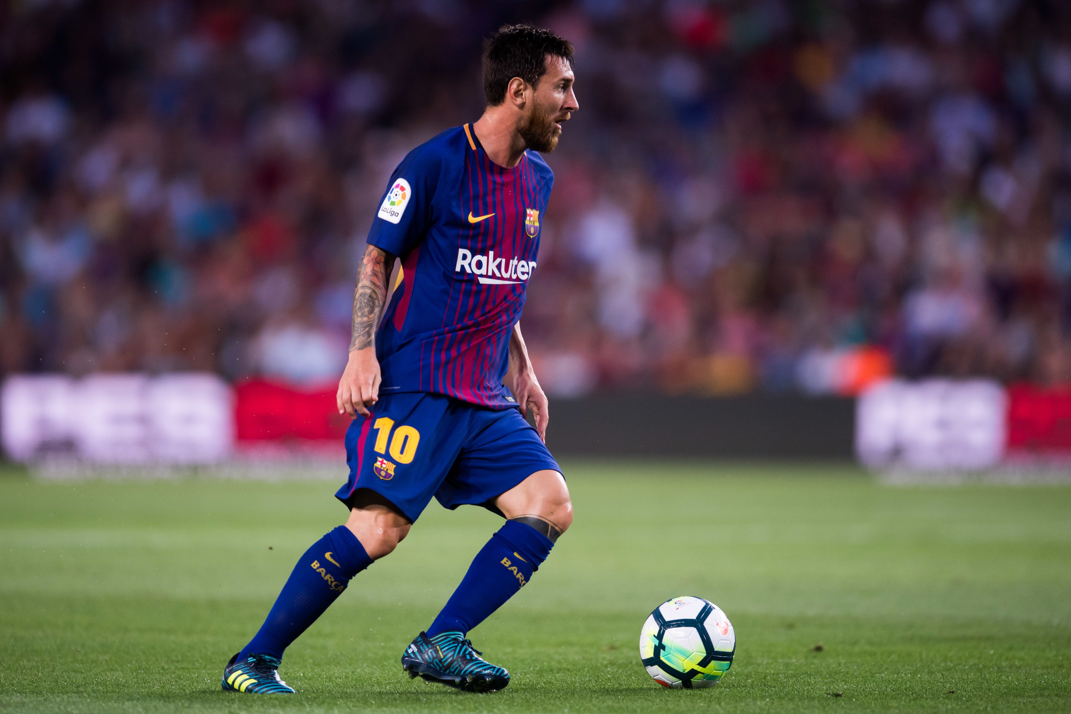 Lionel Messi from FC Barcelona HD Wallpaper