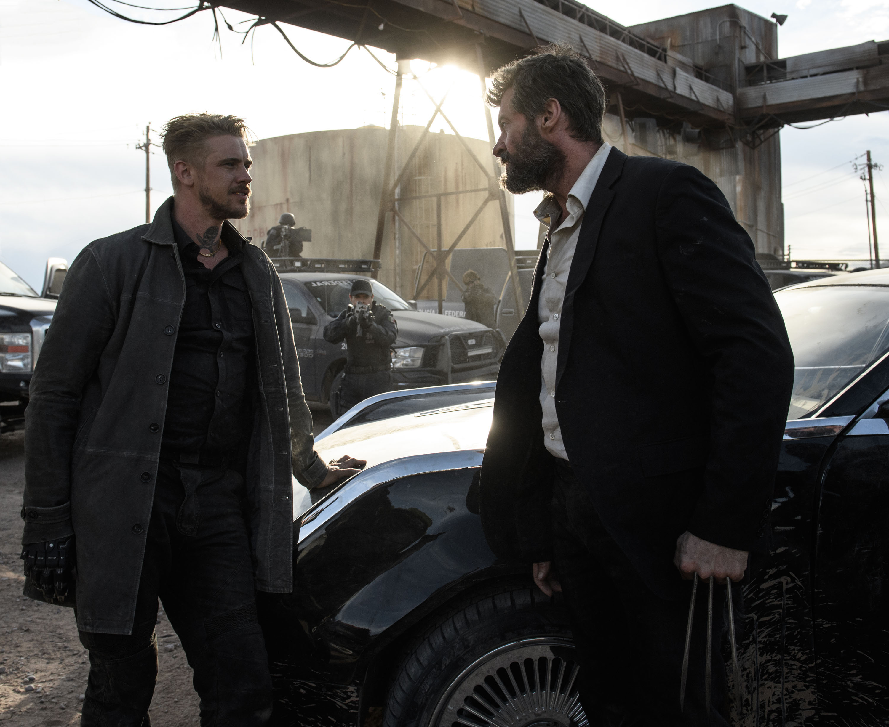 Logan and Donald Pierce in Logan HD Wallpaper