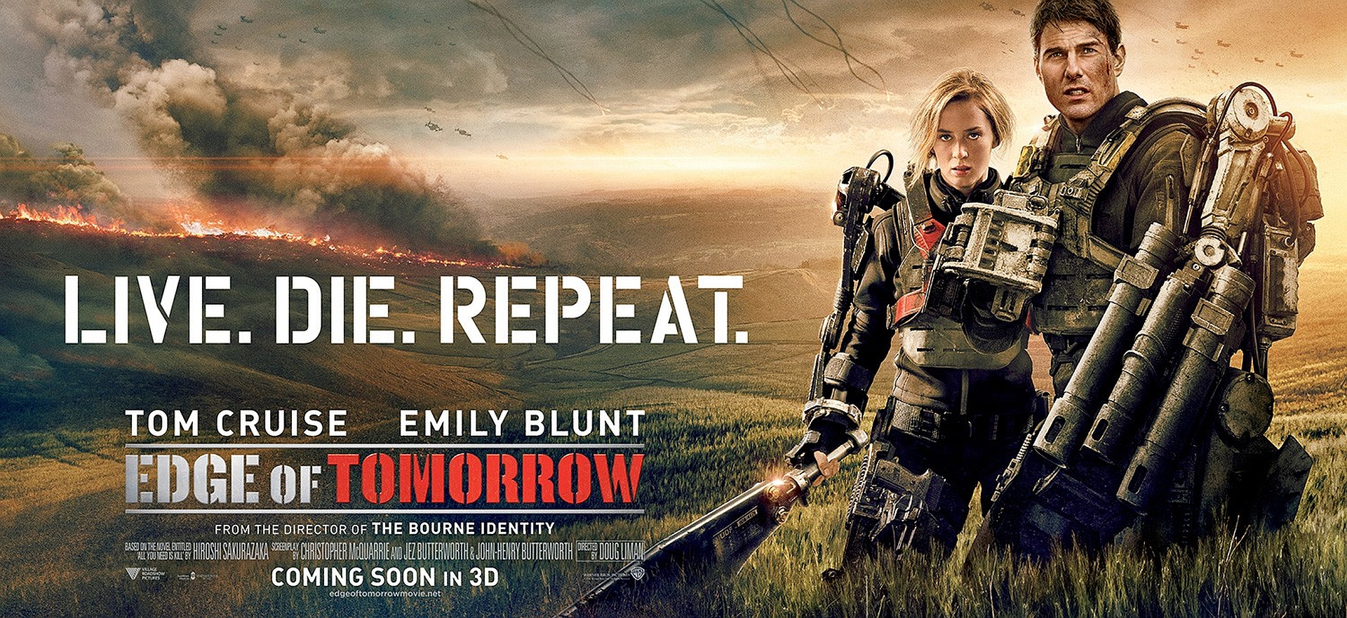 Edge of Tomorrow Tom Cruise Emily Blunt HD Wallpaper