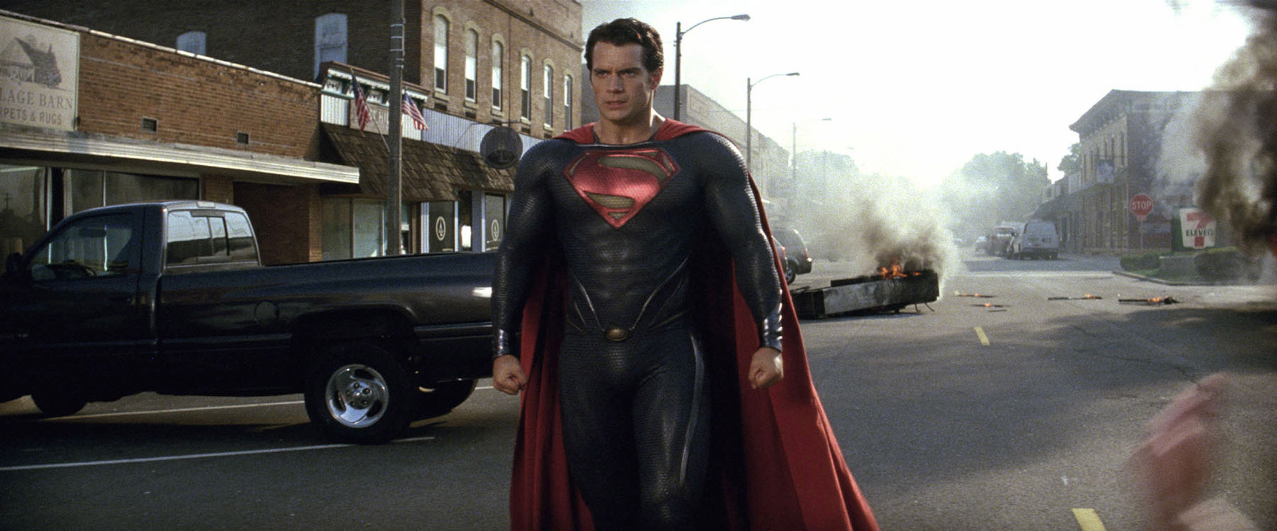 Superman from Man of Steel in Smallville HD Wallpaper